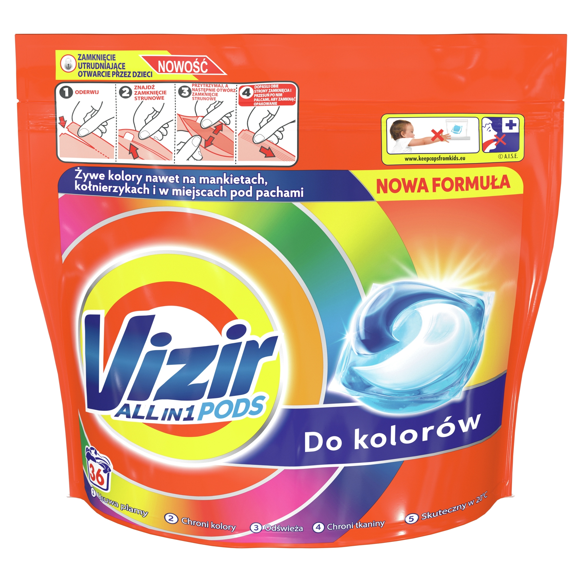 

Vizir Kapsułki Żelowe A'36 Kolor