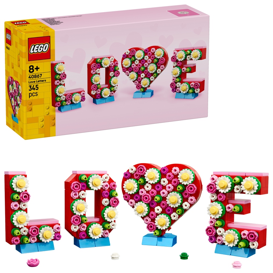 Lego Classic 40867 Písmena Plná Lásky Love letters