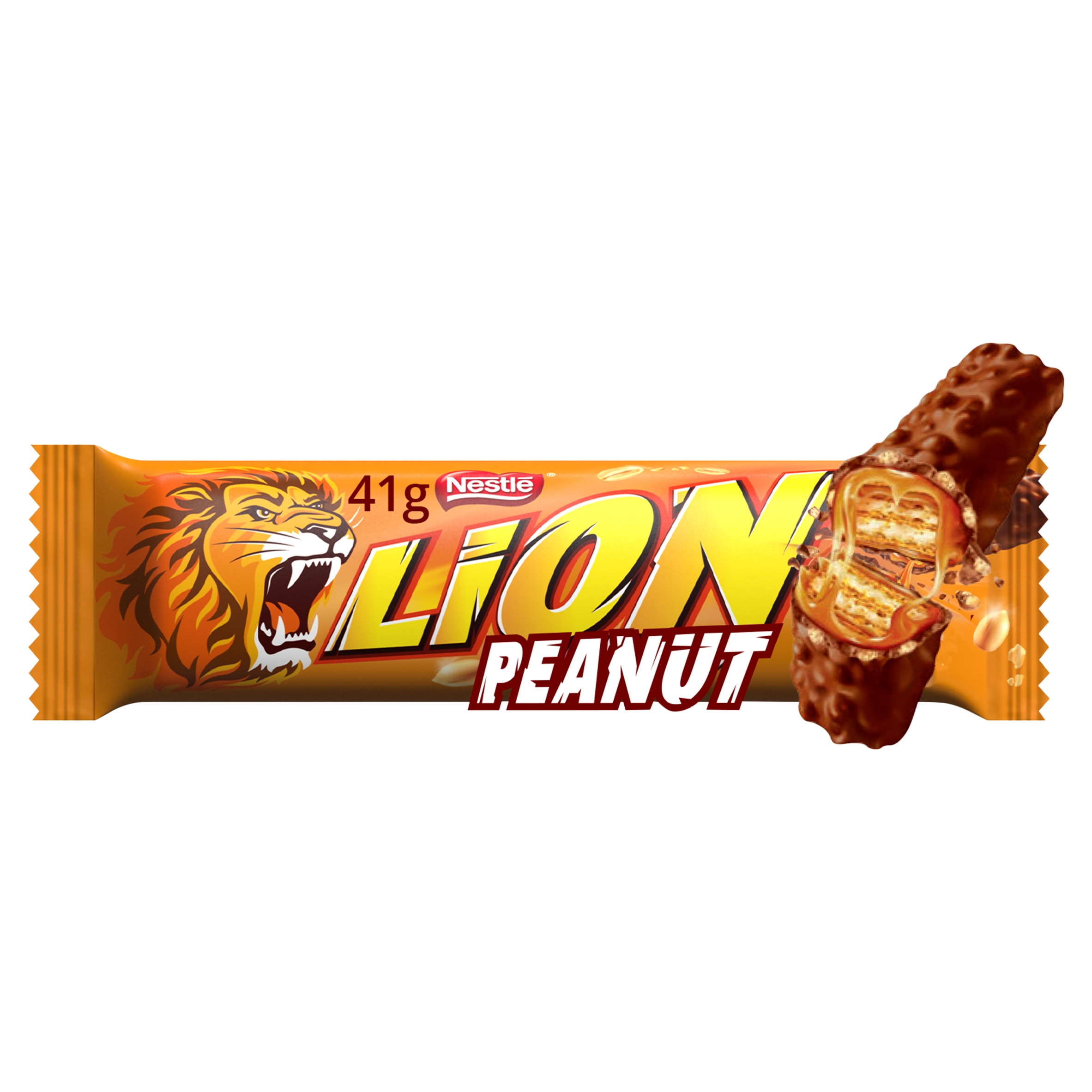Levně Sada Nestle Lion Peanut Wafel plněná arašídy 40 ks 41 g