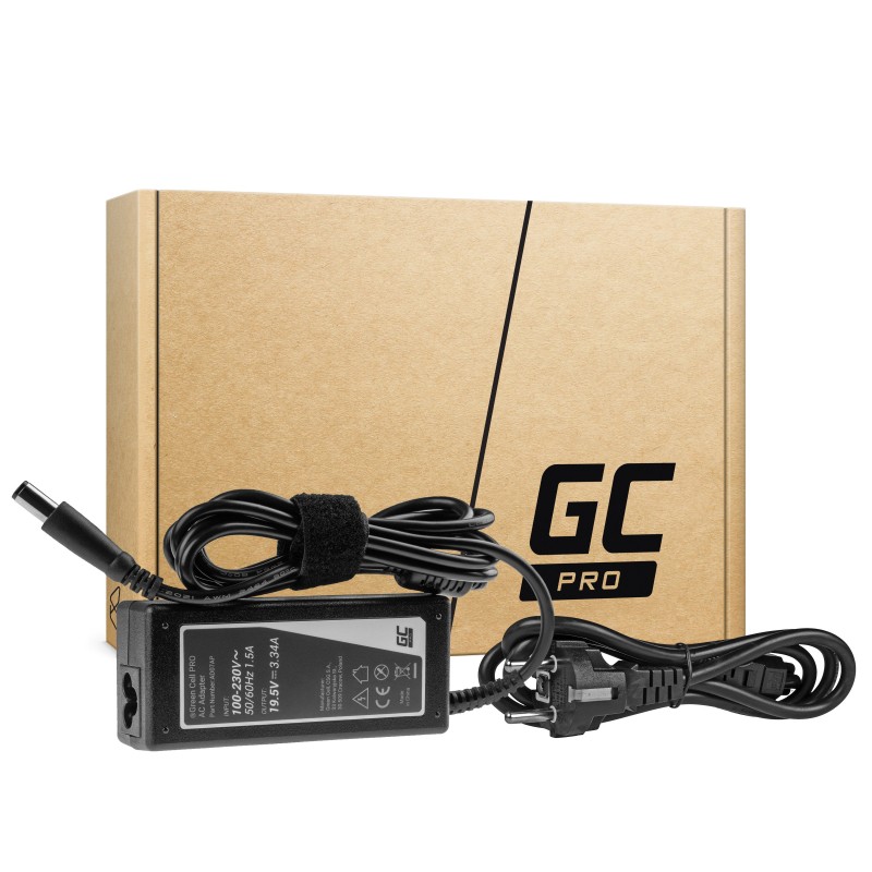 Napájecí Adaptér Pro Notebook Dell Green Cell Pro AD07AP 19,5V 3,34A 65W 7,4mm/5,0mm