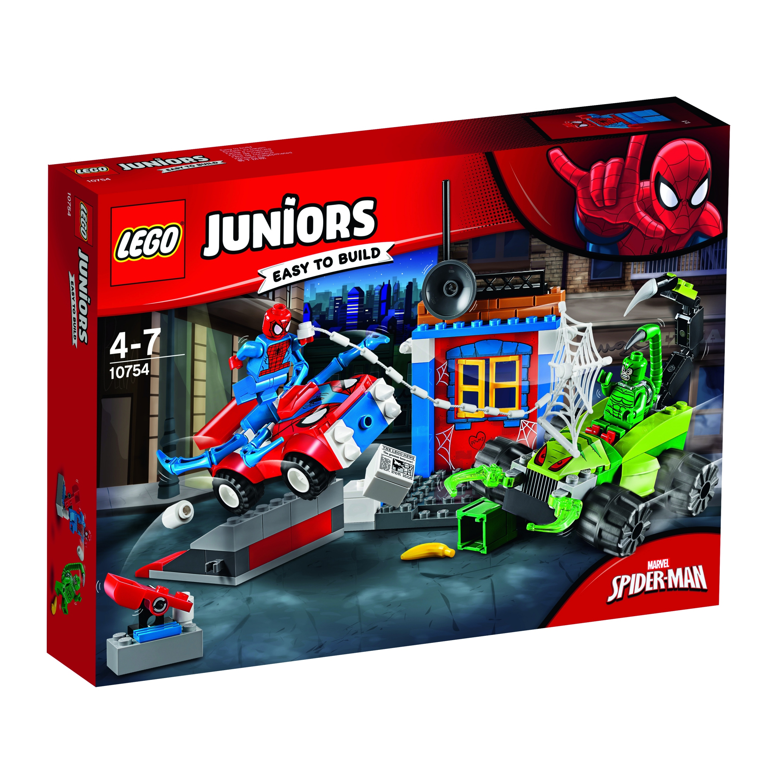 stavebnice Lego 10754 Juniors Spider-Man versus Skorpion