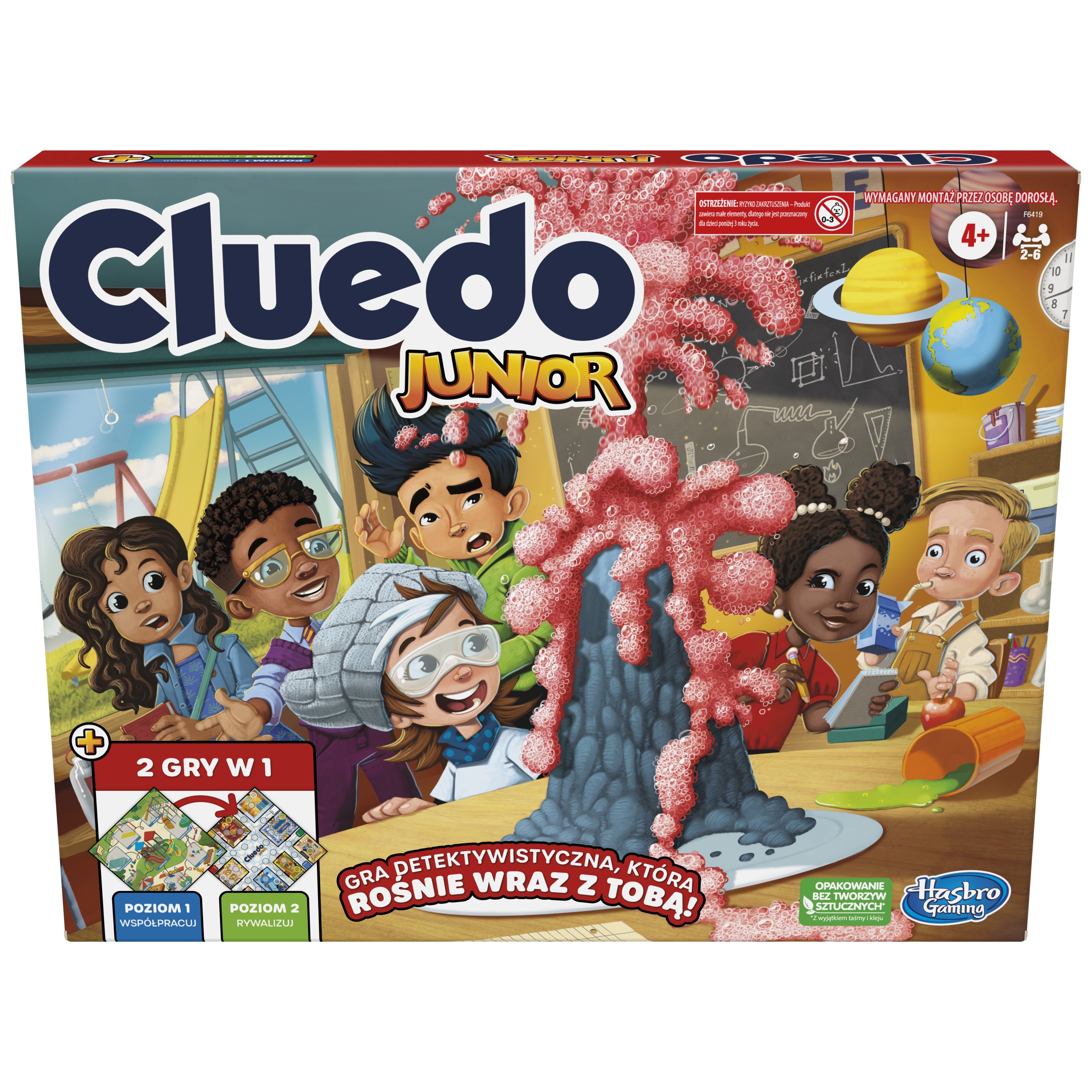 Gra planszowa Cluedo Junior 2w1 Hasbro Nowa