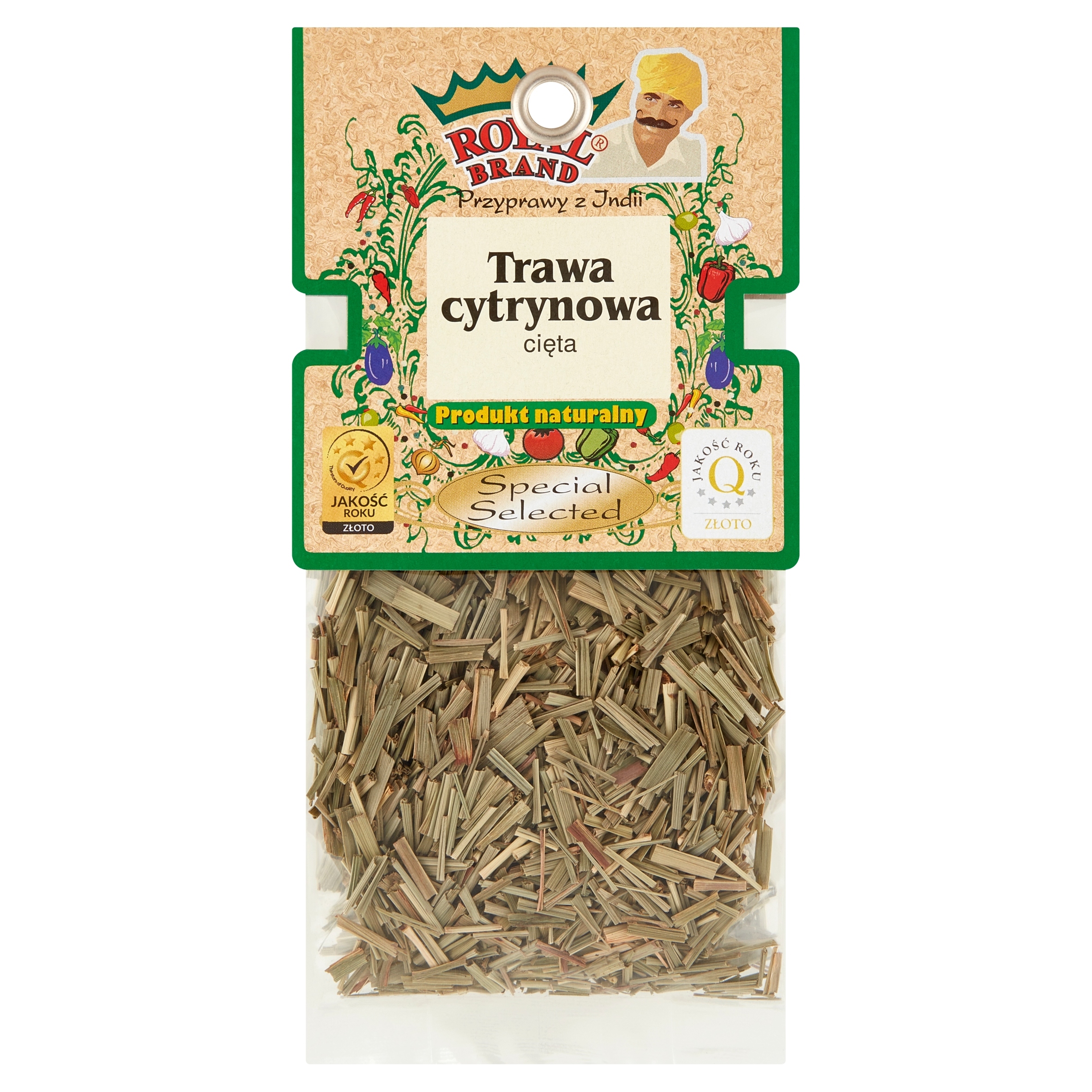 6 x Royal Brand citrónová tráva řezaná 30 G Asijská kuchyně Dobré Koření