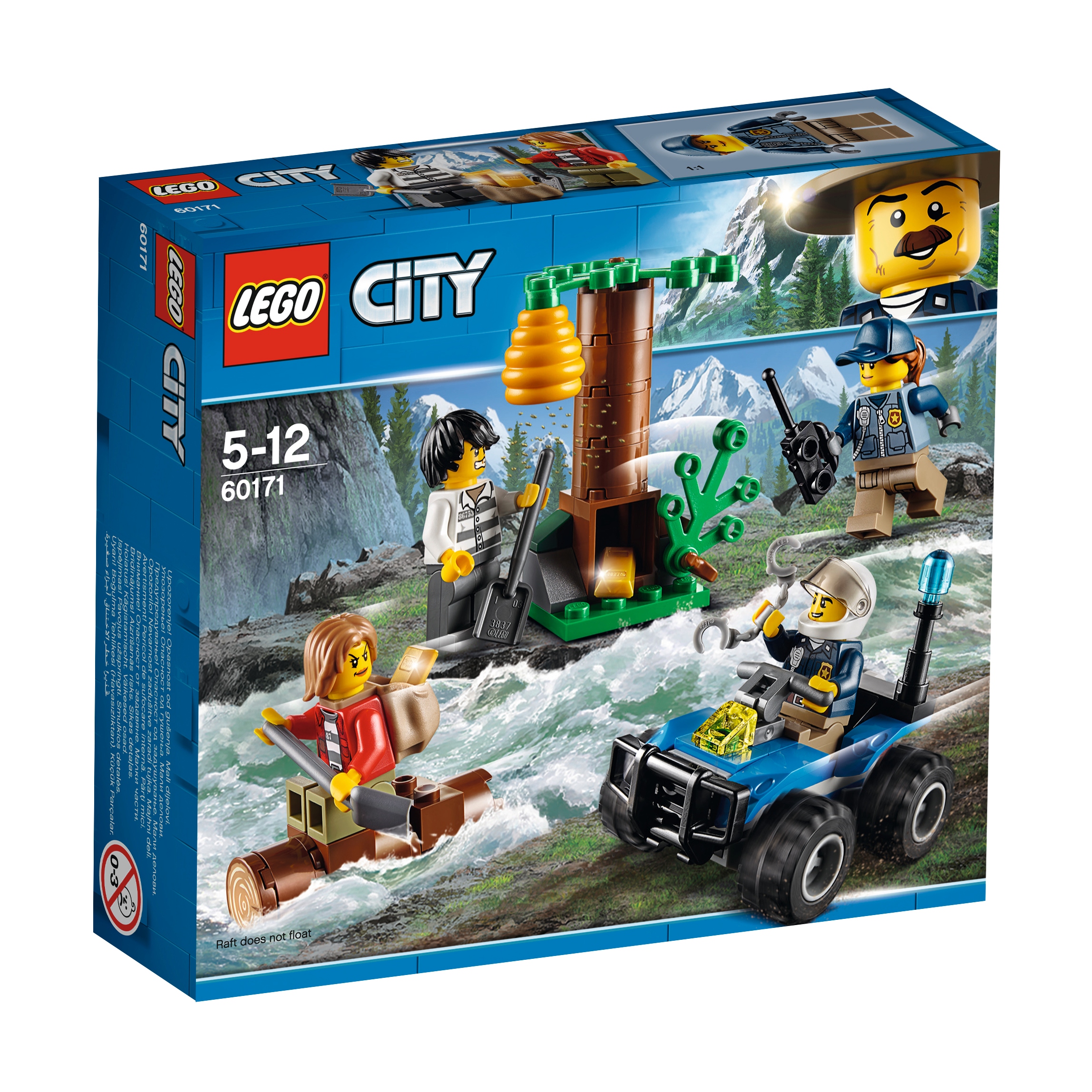 LEGO City 60171 Uciekinierzy w górach USZKODZONE OPAKOWANIE