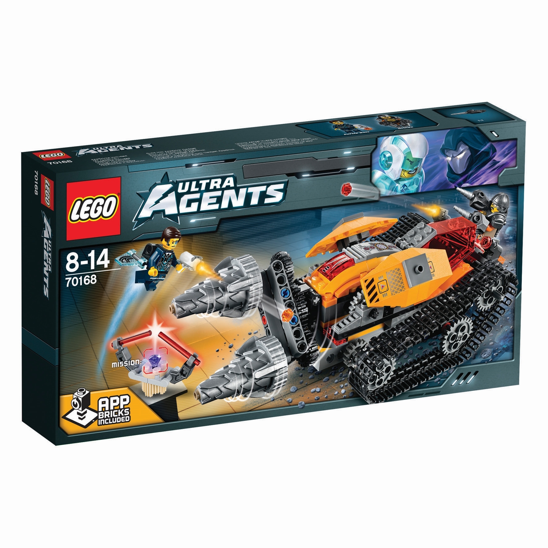 Klocki Lego Ultra Agents Zestaw Wiertnica Diamentów 70168