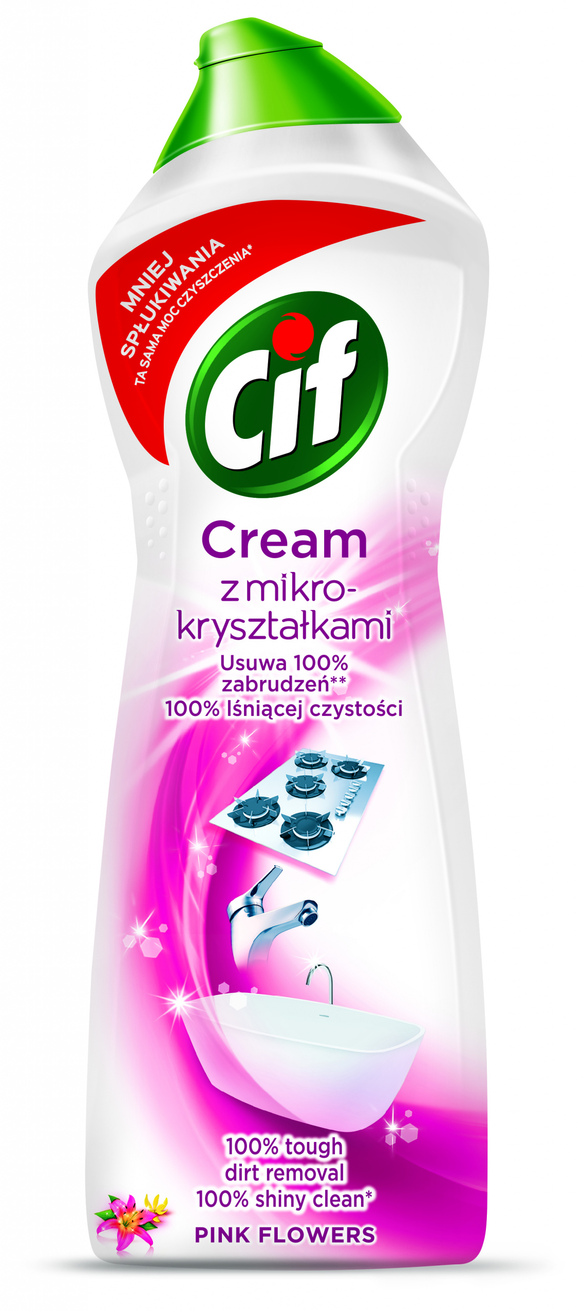 

Cif Pink Flower Mleczko Czyszczące 780G