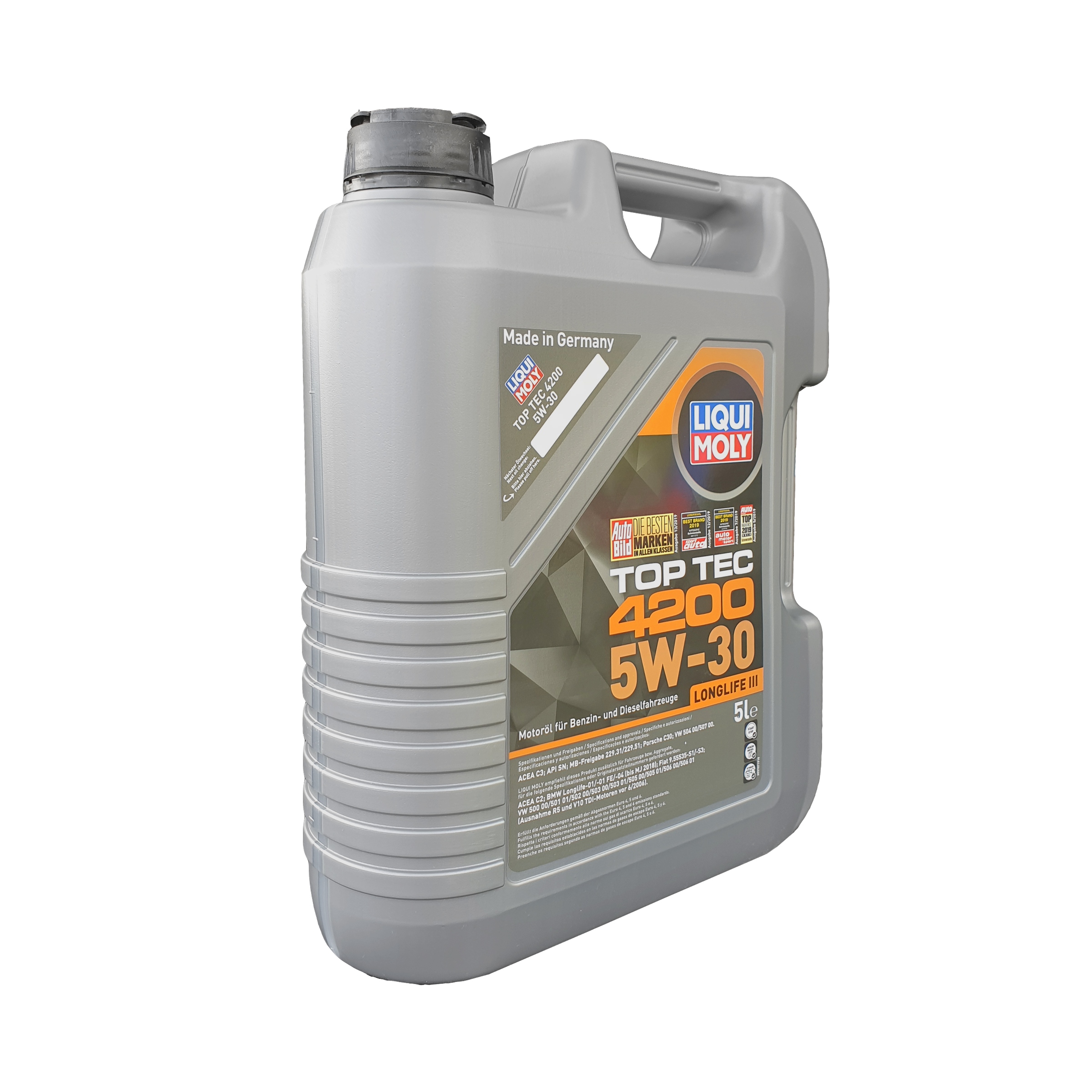 Liqui Moly Top Tec 4200 Motor Oil 5W30 Full Synthetic 5 L