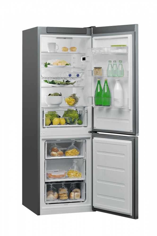 

Lodówko zamrażarka Whirlpool W5 811E Ox szara