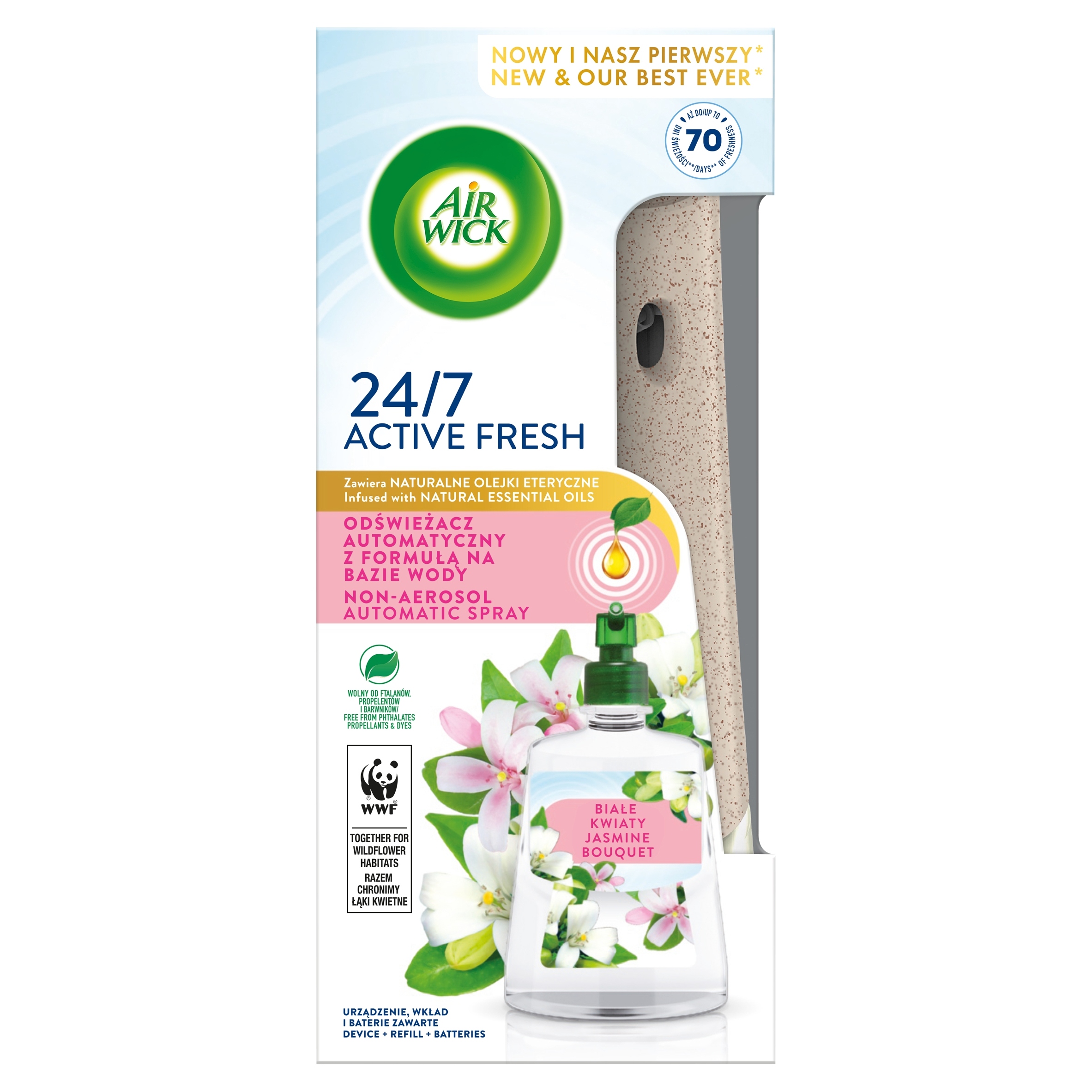 

Air Wick Active Fresh Odświeżacz Białe Kwiaty