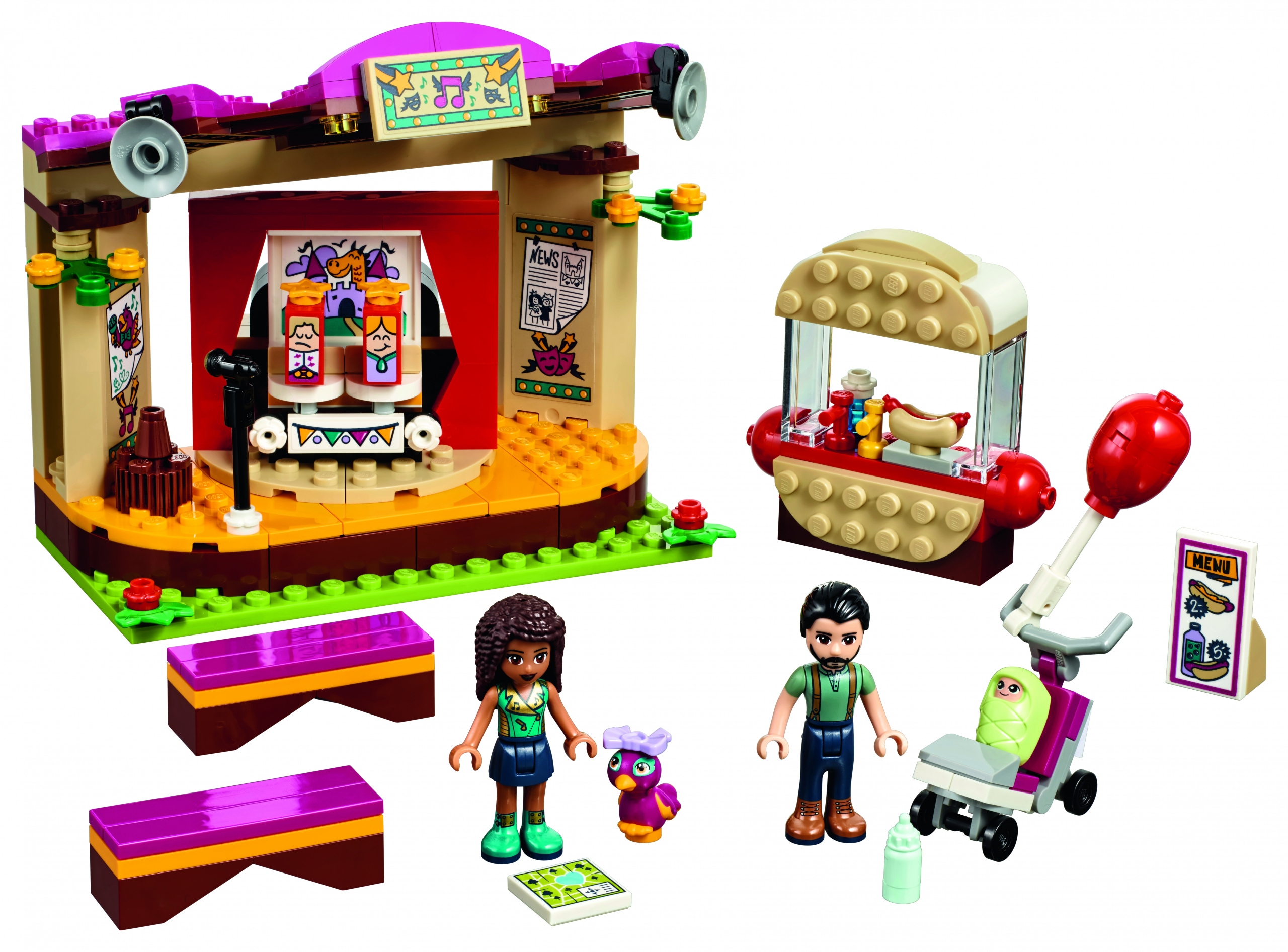 Lego Friends 41334 Klocki Lego Friends Pokaz Andrei w parku