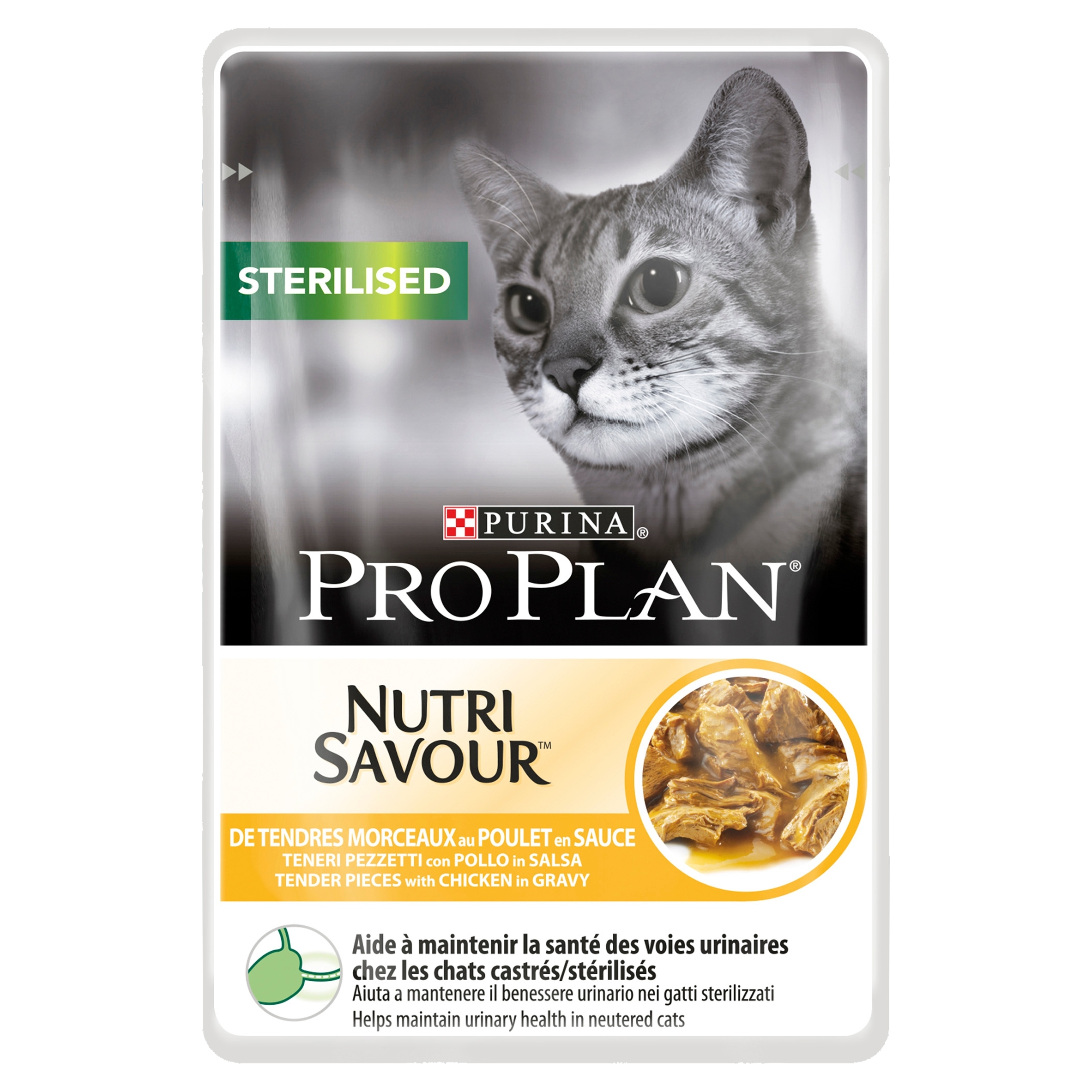 Purina Pro Plan Cat Sterilised Kurczak w Sosie 26x 85g