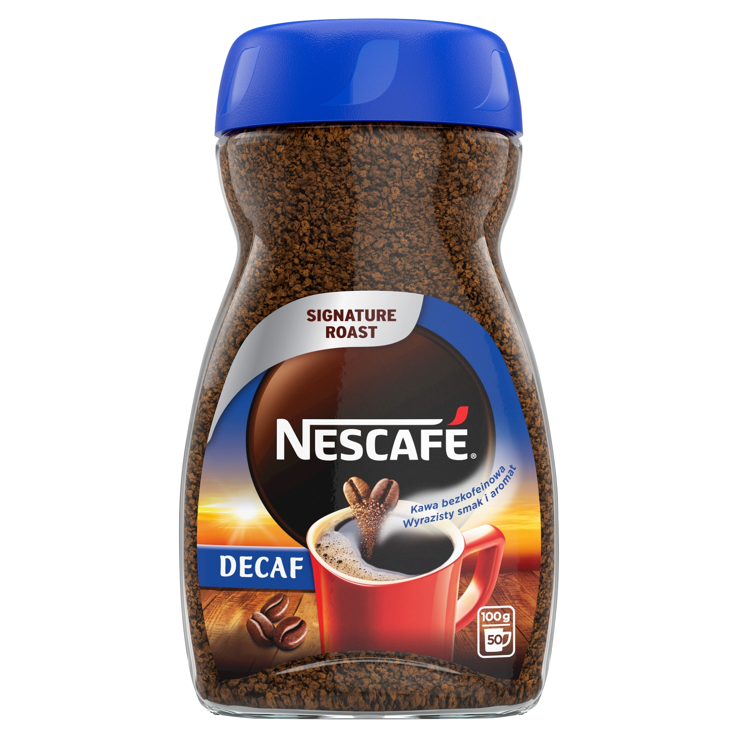 Levně Káva rozpustná, bez kofeinu Nescafe 100 g