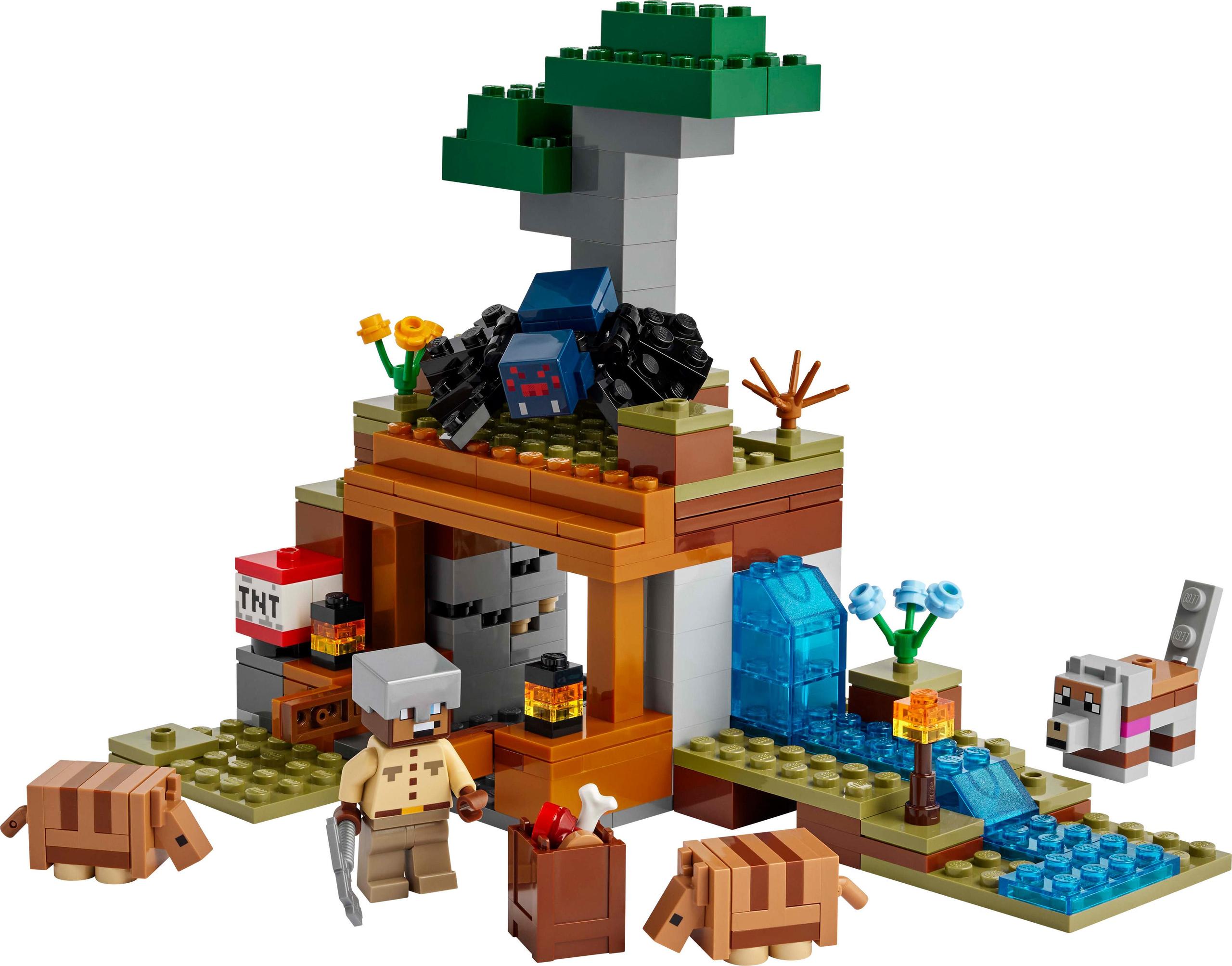 stavebnice Lego Minecraft Výprava do obrněného dolu 21269 8+
