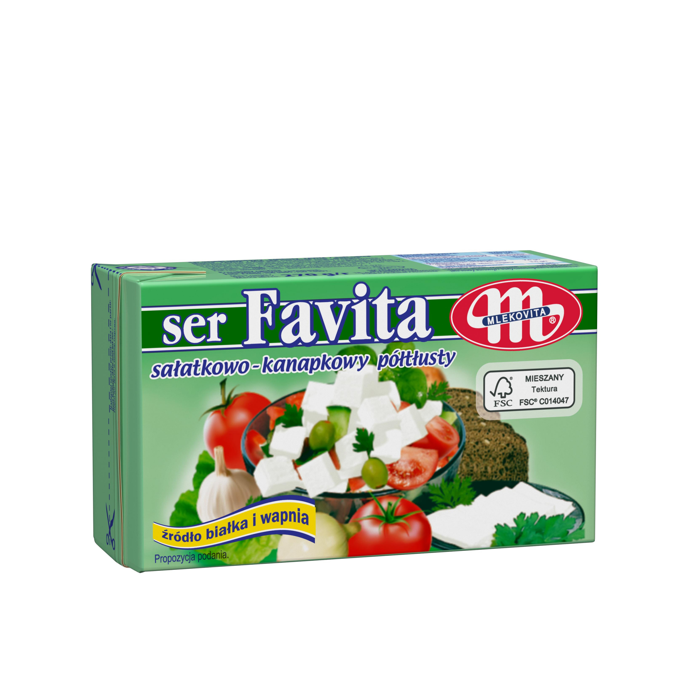 Levně Favita Salátovo-sendvičový sýr polotučný 16% 6x270 g