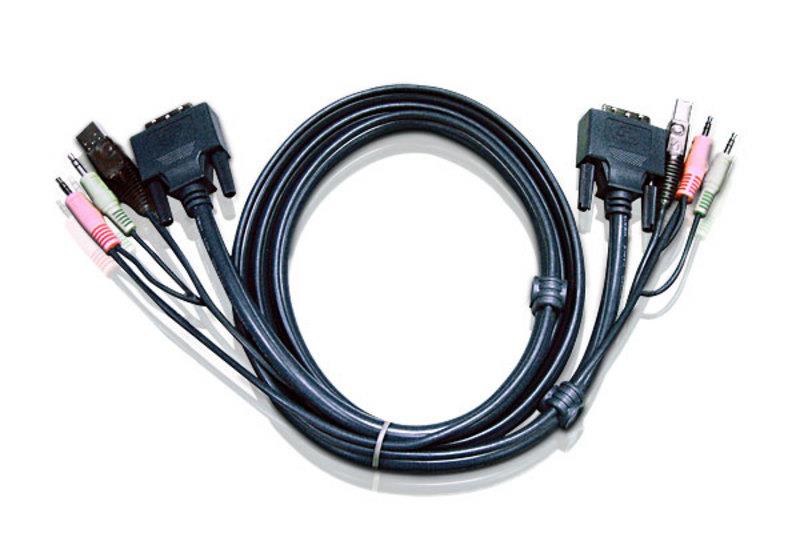 Kvm kabel Aten 1.8 m 2L-7D02UD