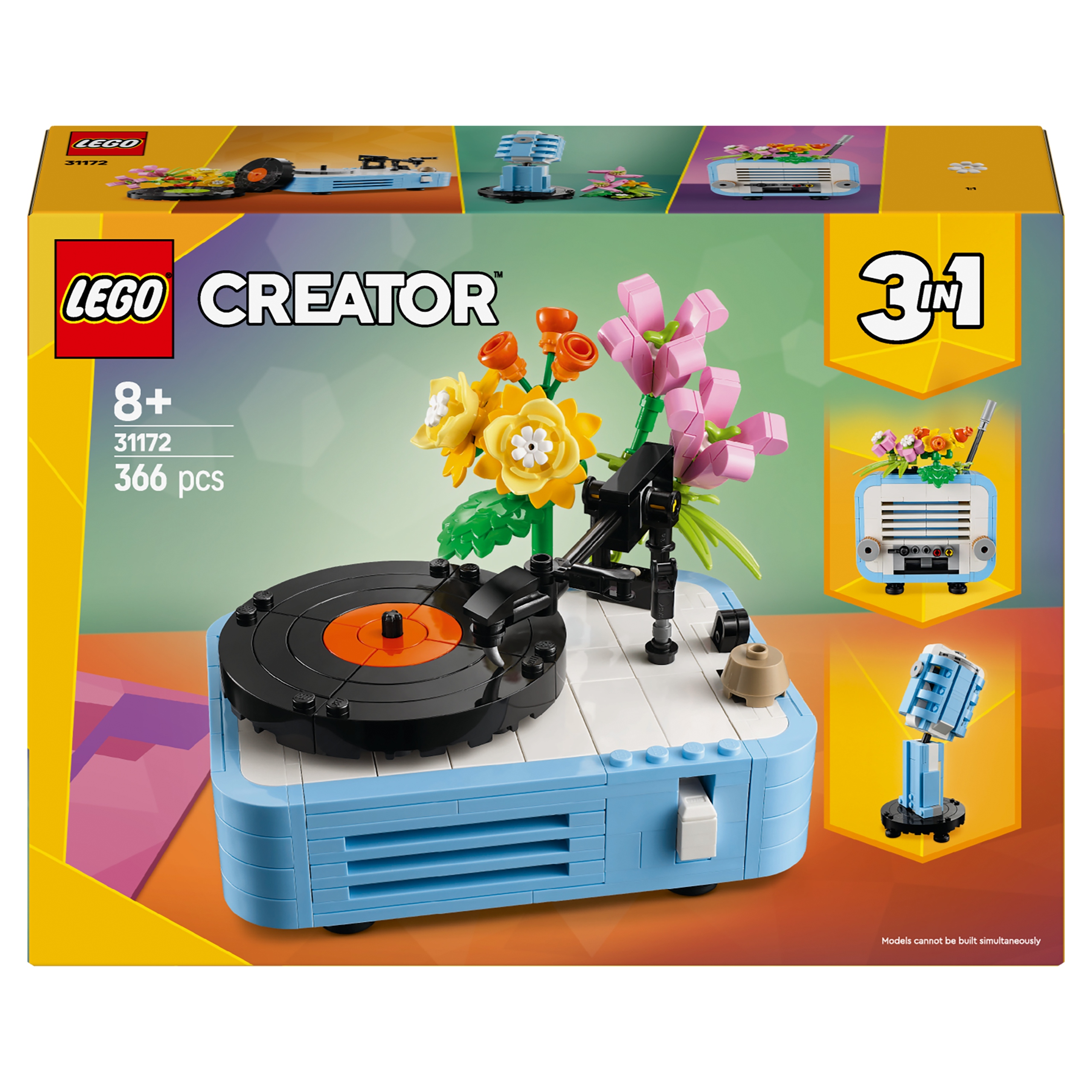 31172 LEGO Creator 3w1 GRAMOFON/ RADIO/ MIKROFON - KLOCKI LEGO NA PREZENT