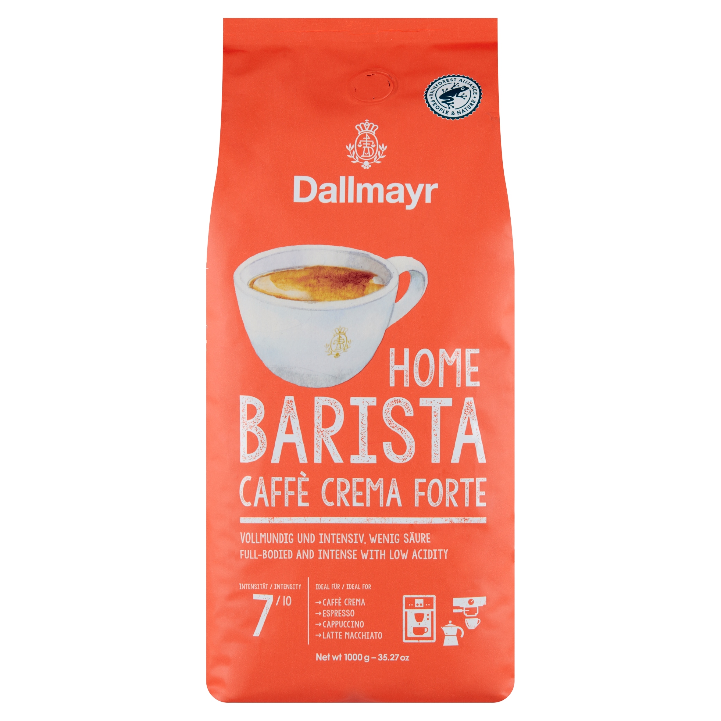 Dallmayr Barista Caffe Crema Forte káva zrnková 1 kg