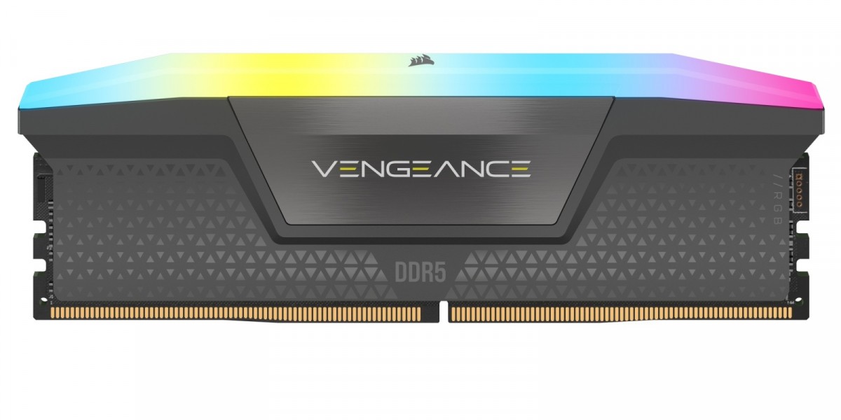 CORSAIR VENGEANCE RGB DDR5 32GB (2 x 16GB) DDR5 6400 CL36-48-48-104 1.35V XMP & EXPO - Grey — 6