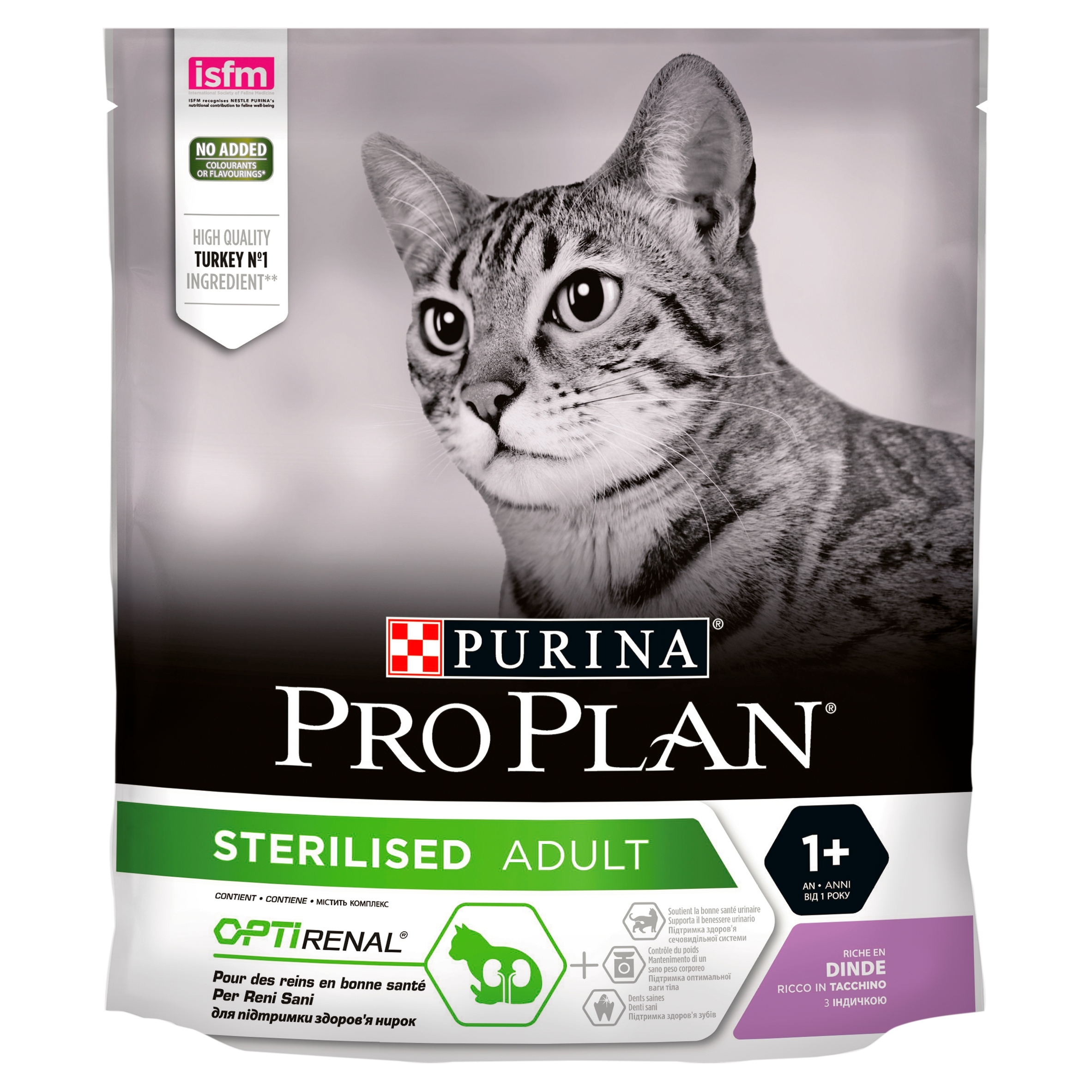 Levně 3X Purina Pro Plan Cat Sterilized Turkey 400 g