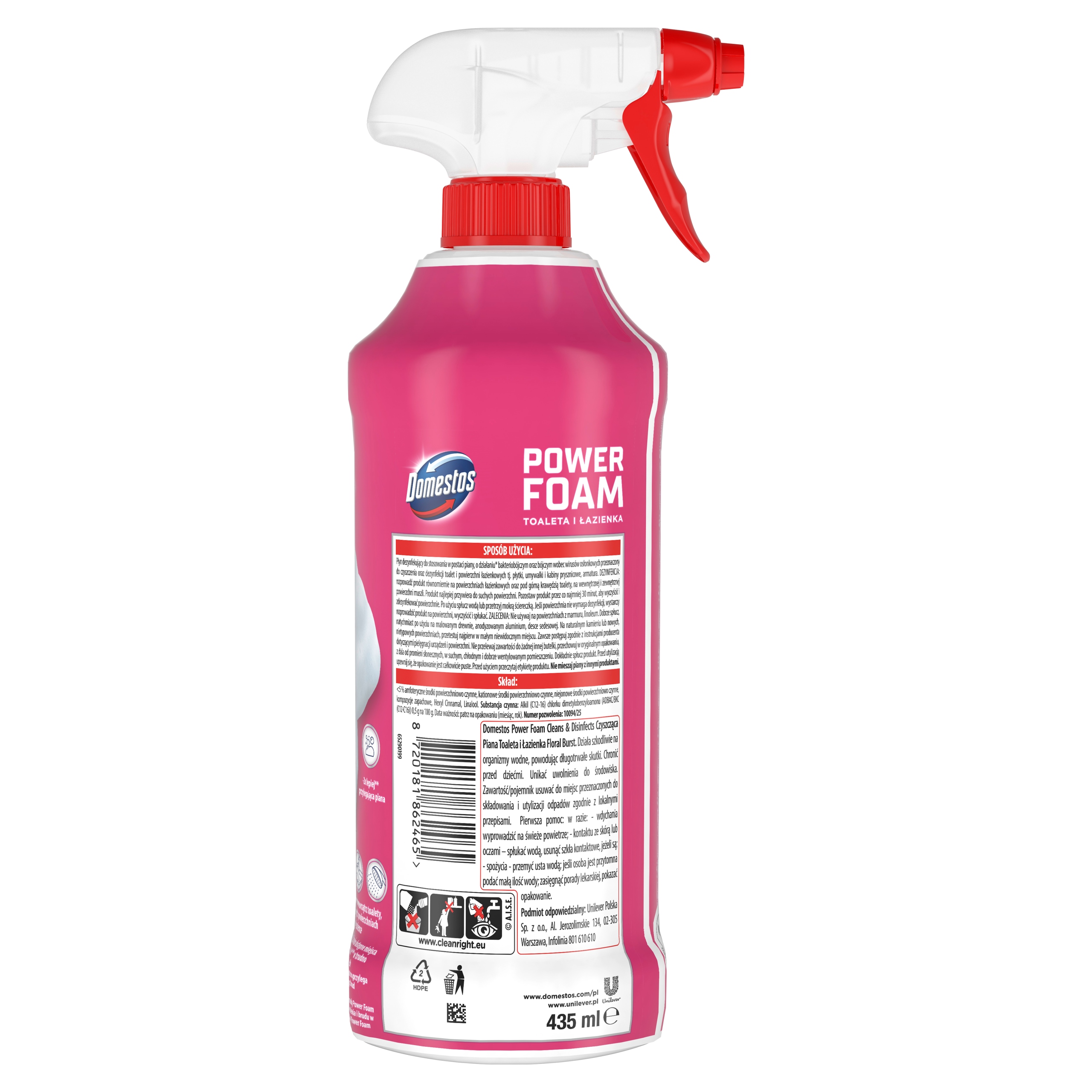 Domestos Power Foam 435 ml — miniatura 2
