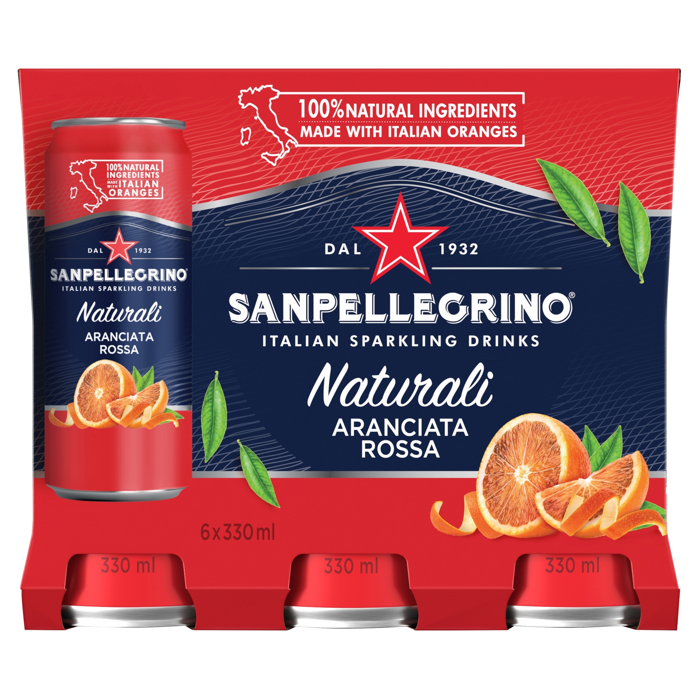 Levně Sycený nápoj San Pellegrino 1980 ml aranciata rossa