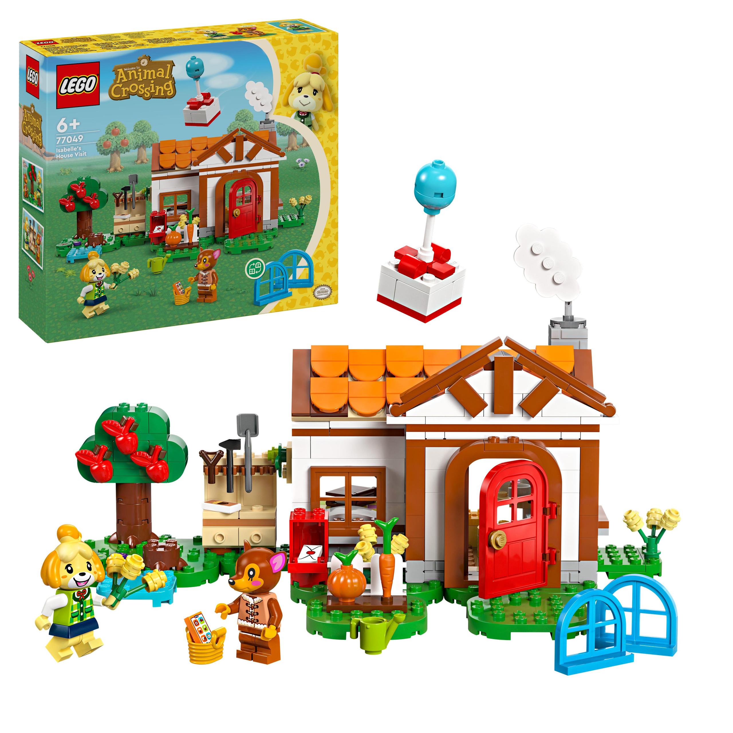 2X LEGO Animal Crossing 77049 Odwiedziny Isabelle