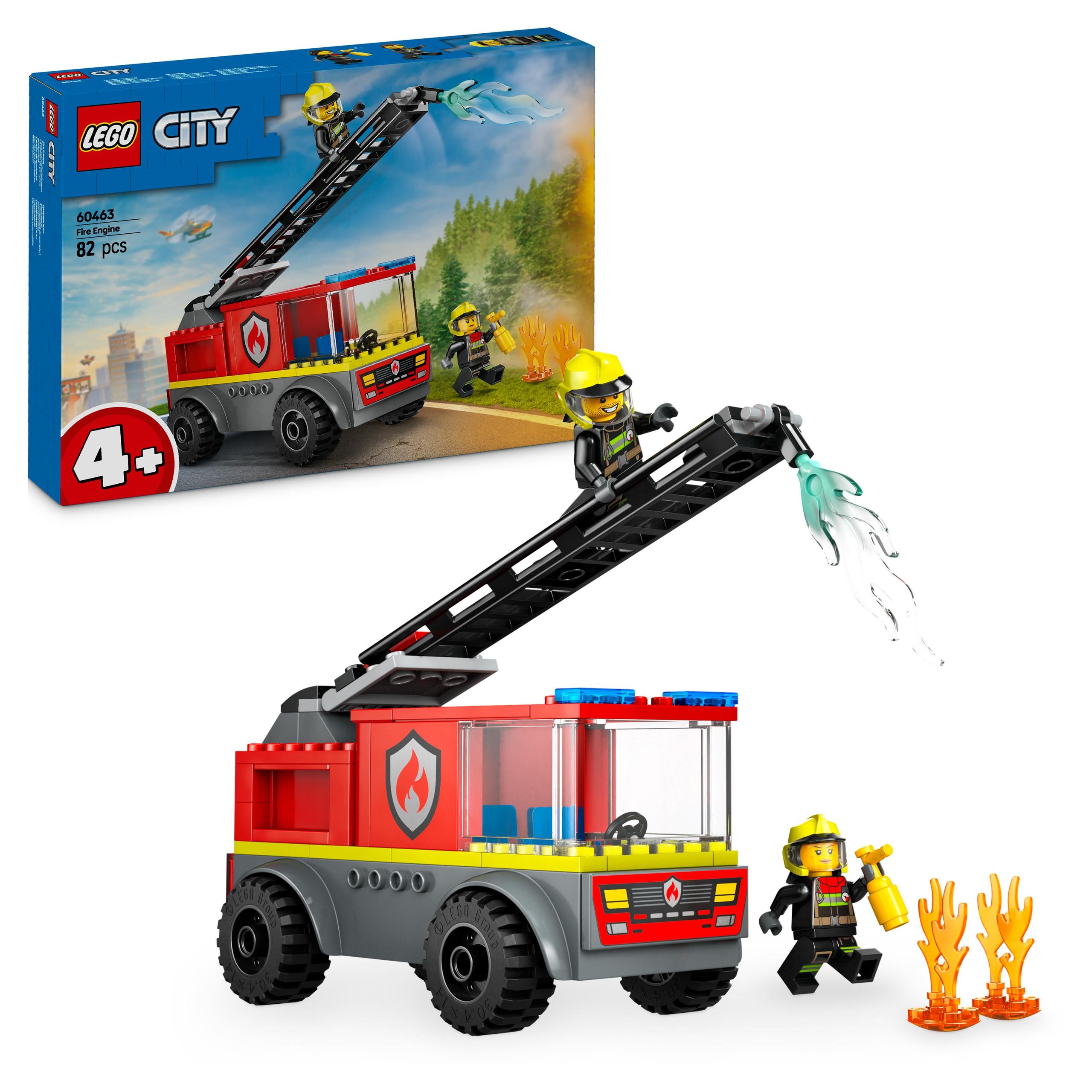 Lego City 60463 Hasičský vůz Žebřík a hasicím přístrojem Hasicí Přístroj Dárek pro děti od 4 let