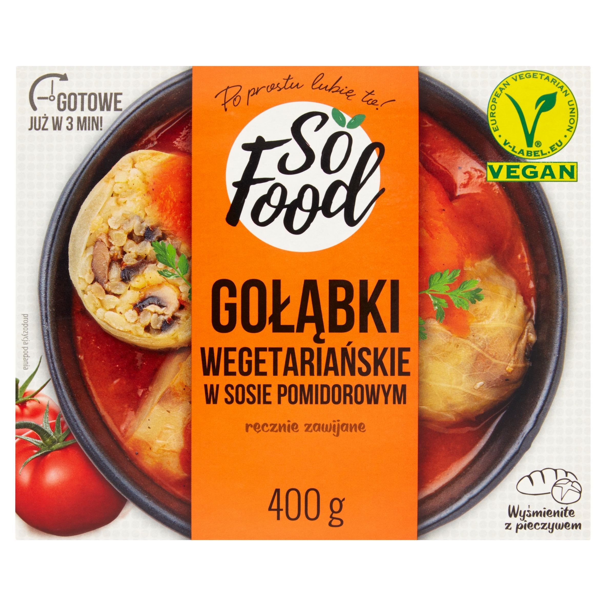 Levně 4 x Veganské Holubičky V Rajčatové Omáčce 400 g So Food