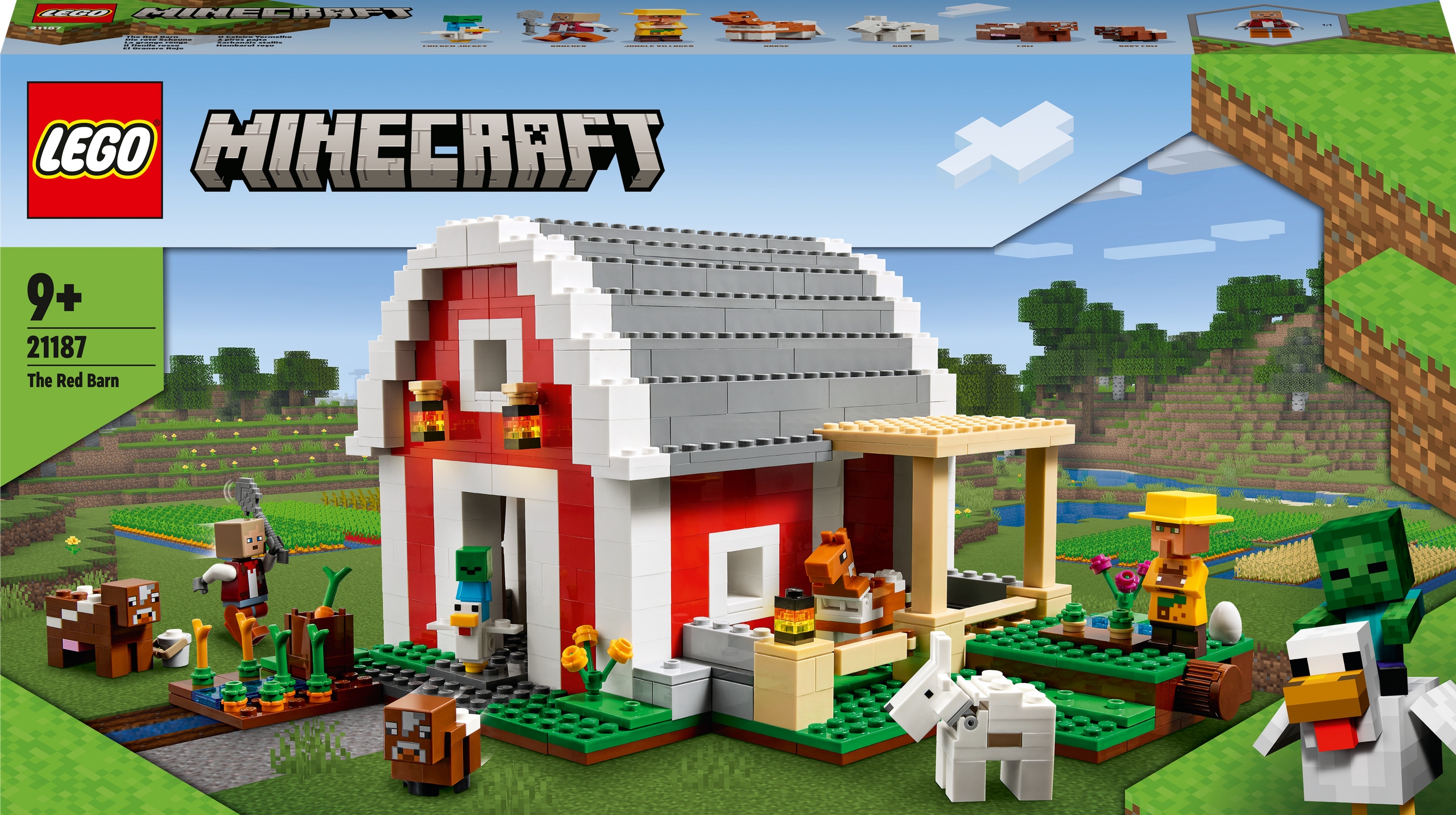 LEGO Minecraft 21187 Czerwona stodoła Marka LEGO