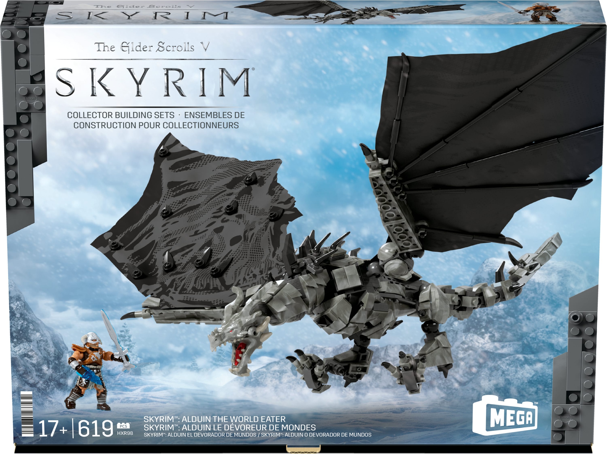 Klocki plastikowe Skyrim Alduin HXR98