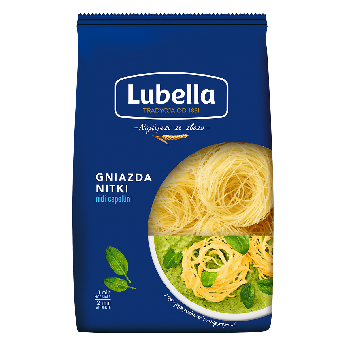 Levně 9X Lubella Těstoviny s nudličky nidi capellini 400 g