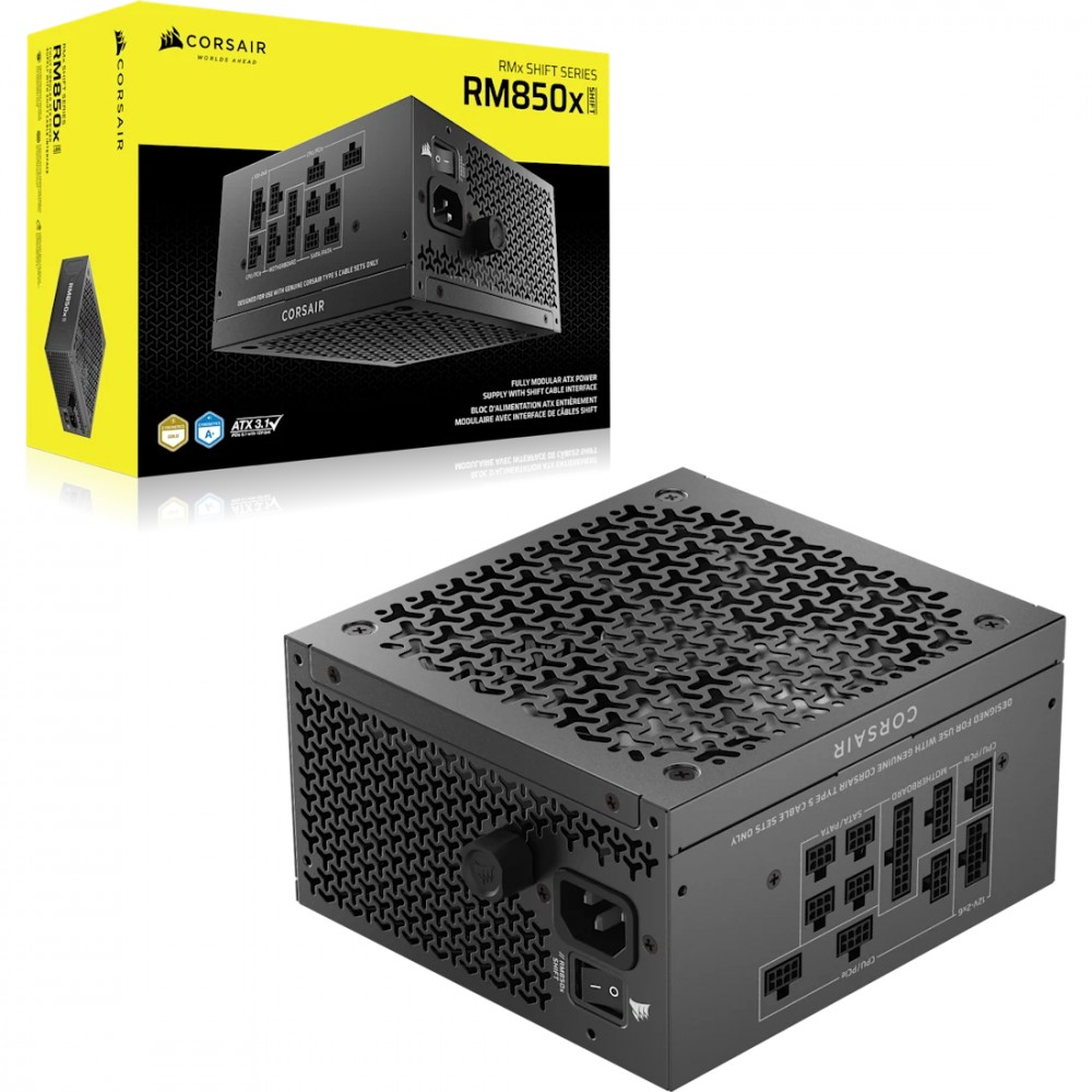 Corsair Zasilacz RM850xSHIFT 80+ Gold Atx 3.1 Modular
