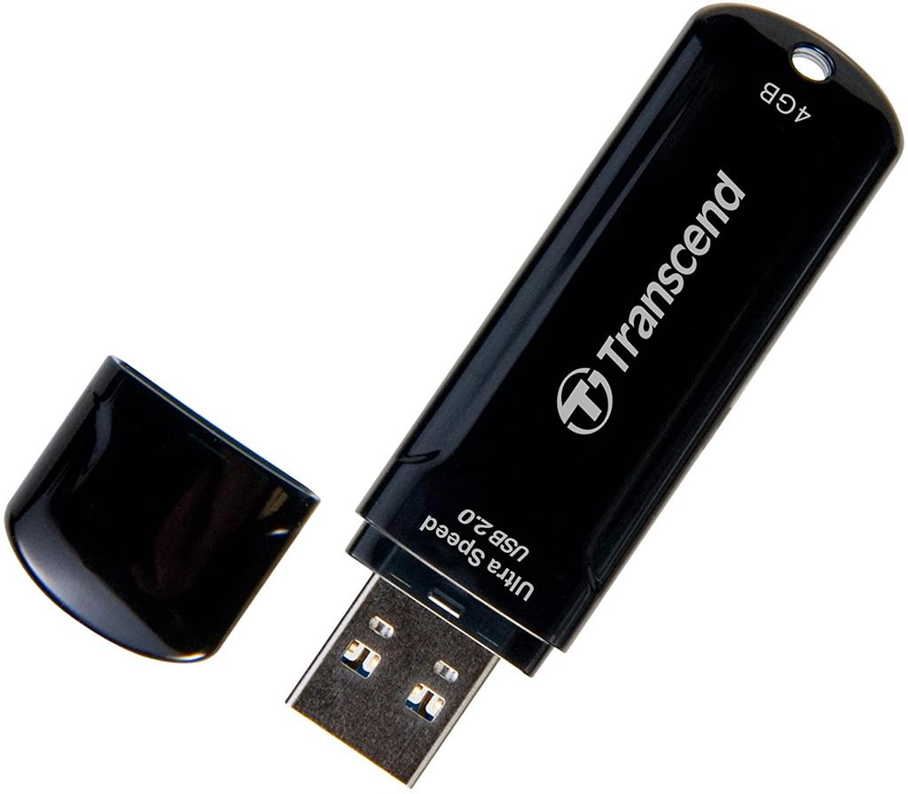 Pendrive Transcend 600 4 Gb Usb 2.0 černý
