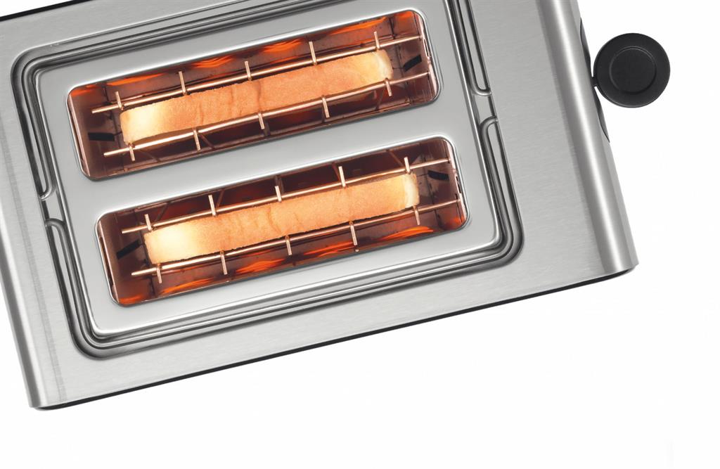 BOSCH Toster Kompaktowy ComfortLine 1050W Stalowy Czarny 2 Kromki — miniatura 10