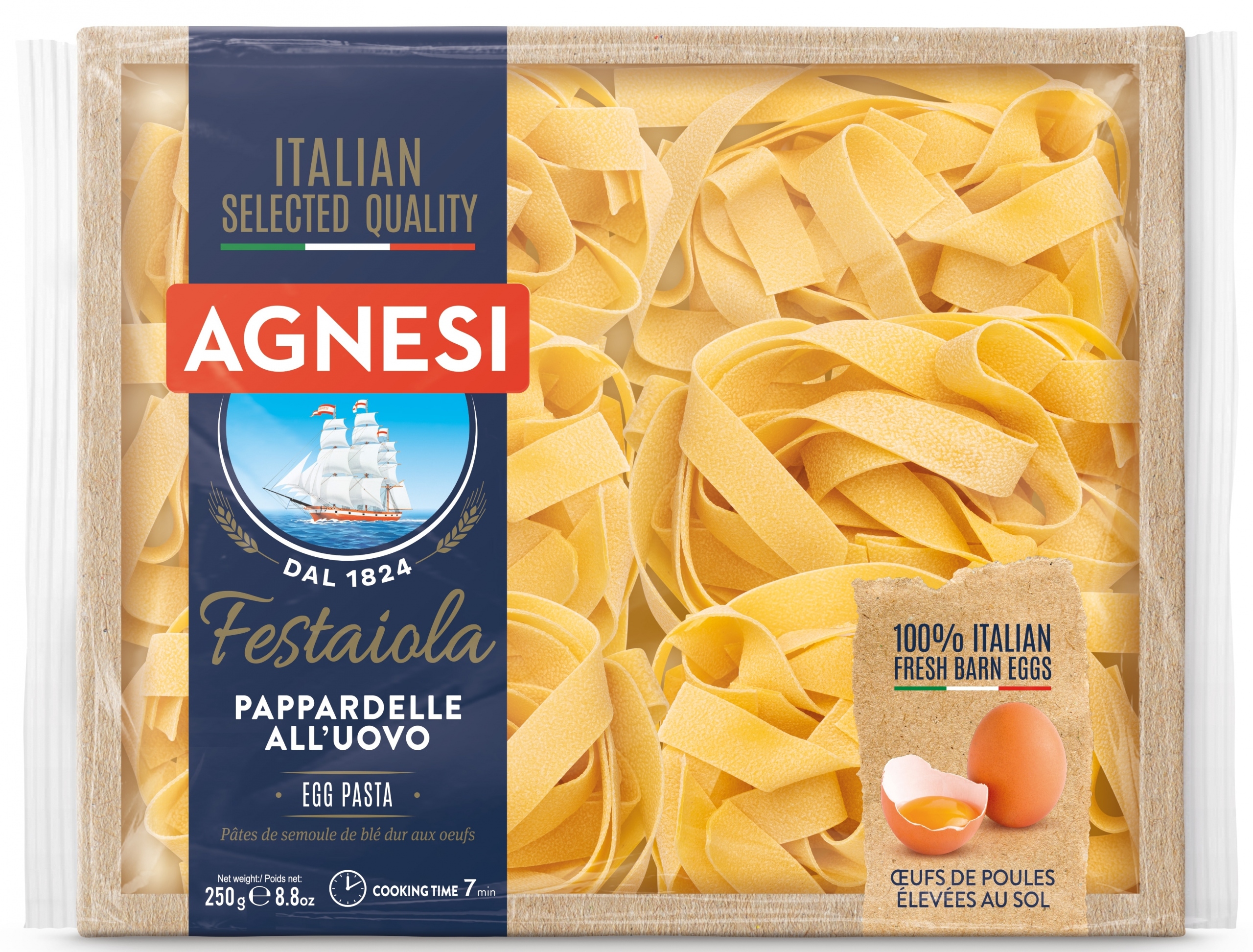 Levně 5x Těstoviny Pappardelle 250 g Agnesi Festaiola