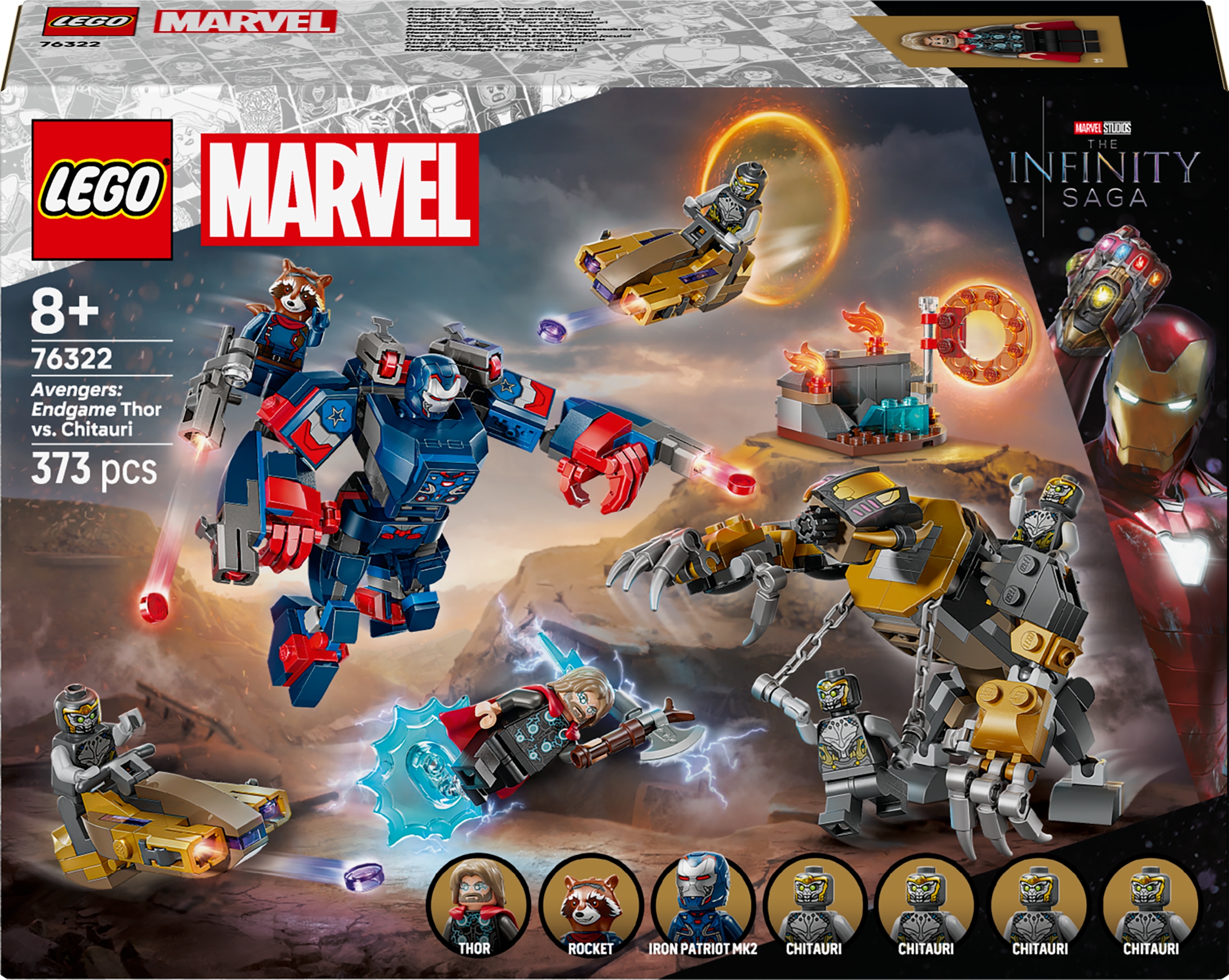 Lego Marvel 76322 Avengers: Konec hry Thor proti Chitauri