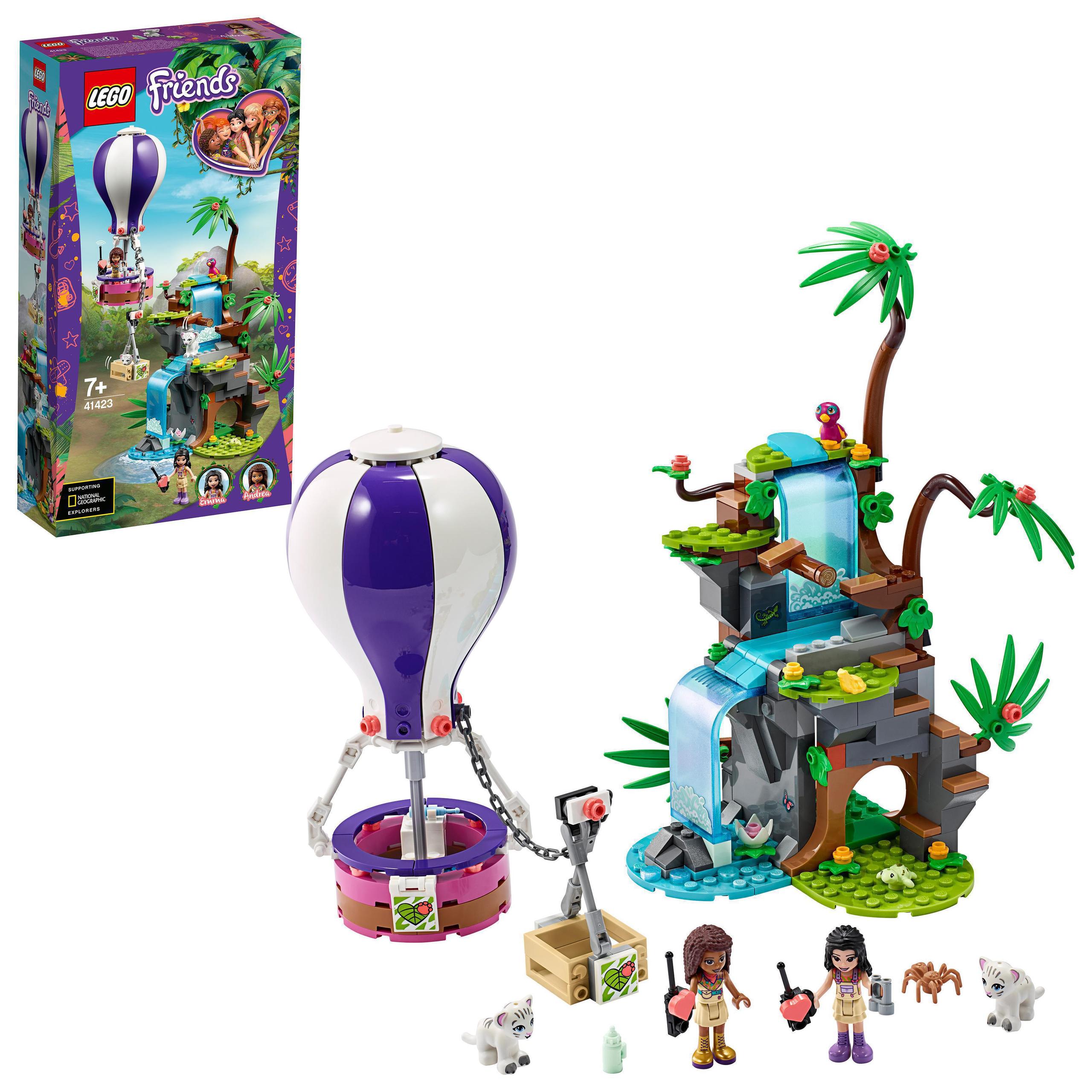 Klocki Lego Friends 41423 Balonem na ratunek tygrysowi National Geographic
