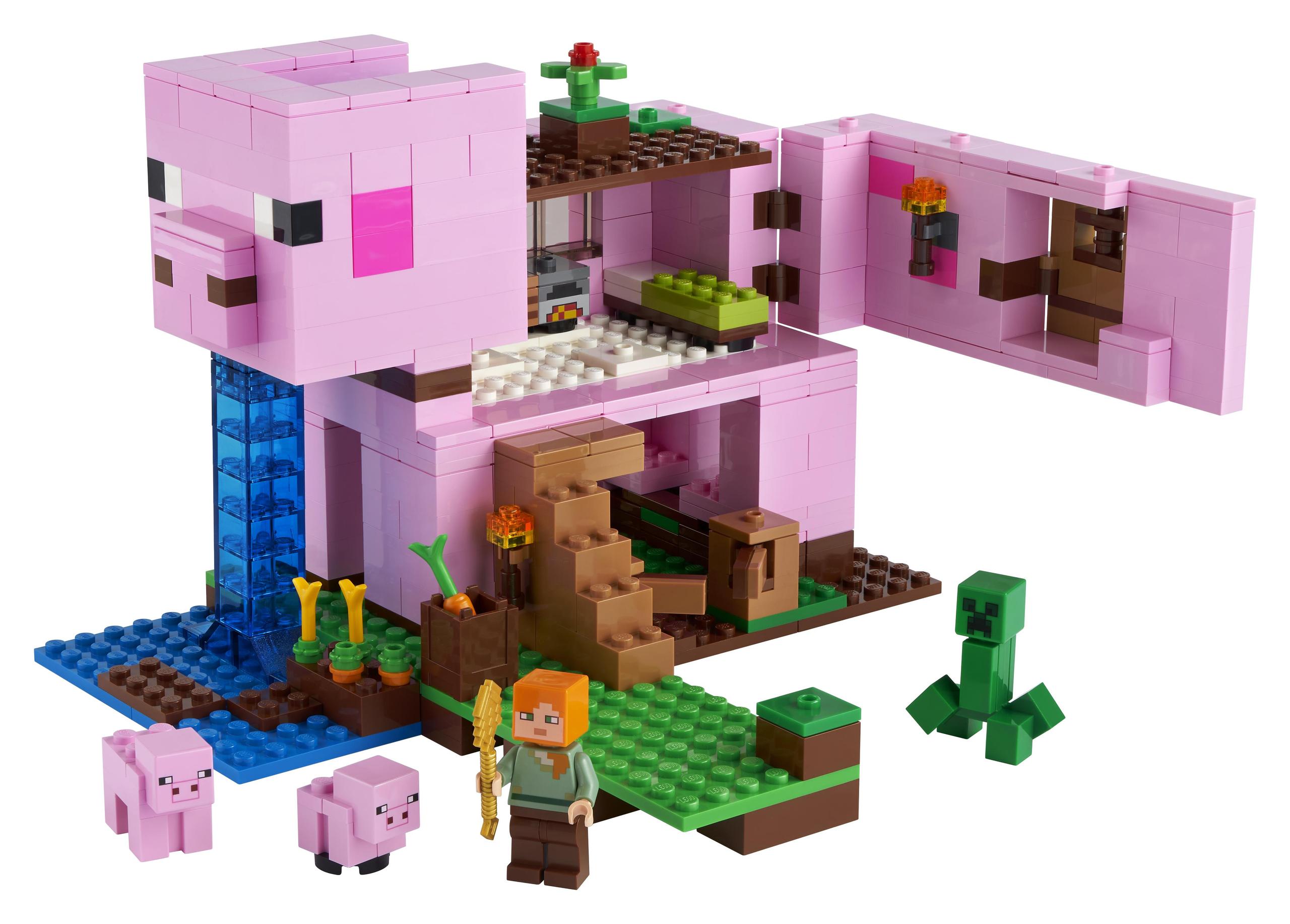 LEGO Minecraft 21170 Dom w kształcie świni Bohater Minecraft