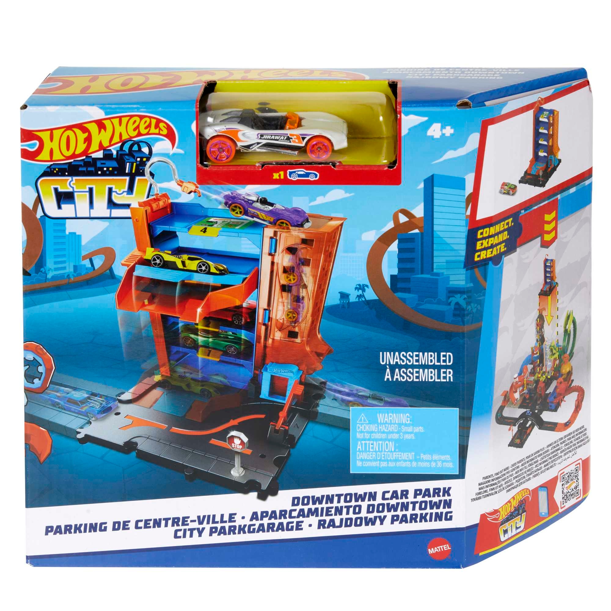 

Hot Wheels City Rajdowy parking Mały zestaw HDR28