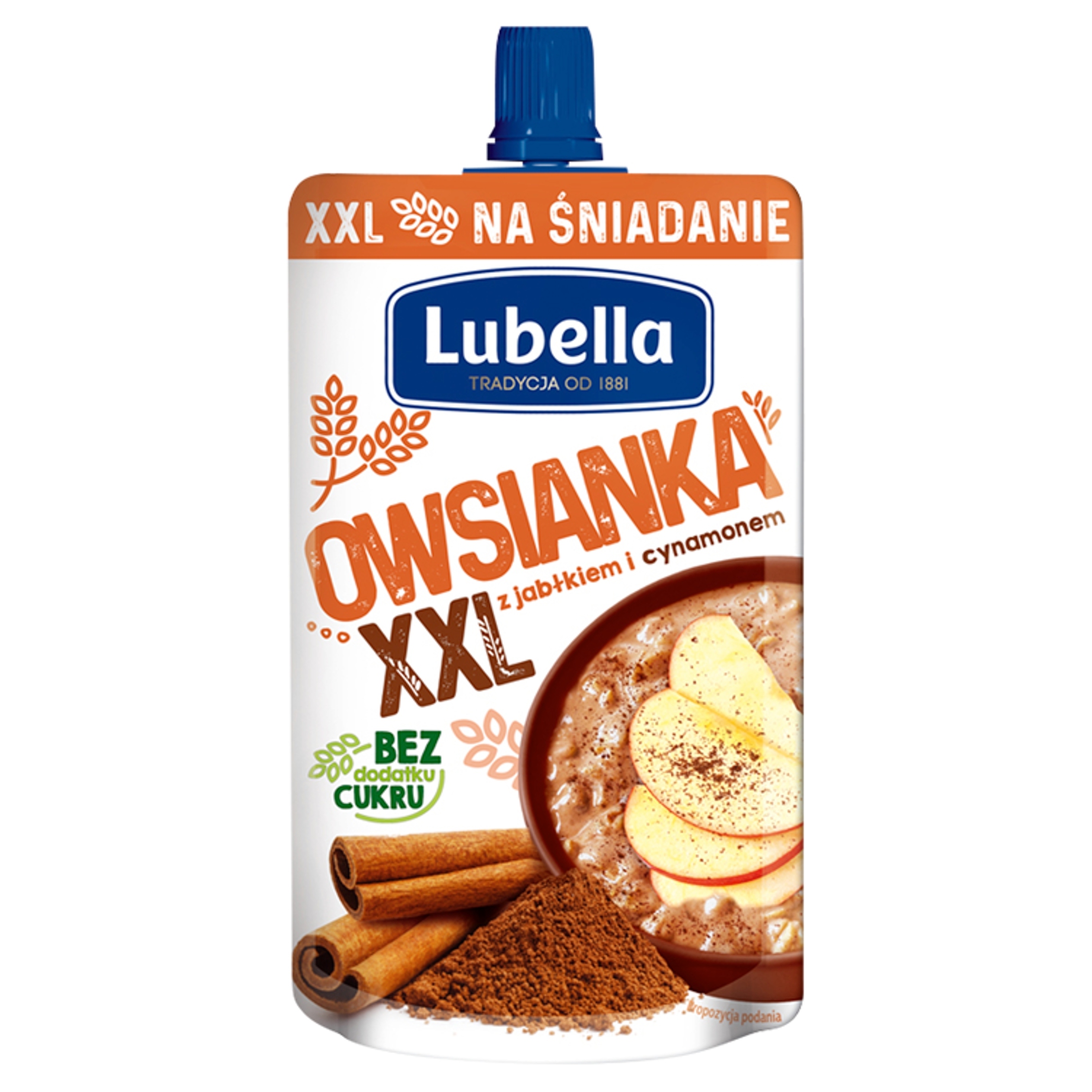 Levně 10 x Lubella Ovesná Kaše XXL s jablkem a skořicí 170 g