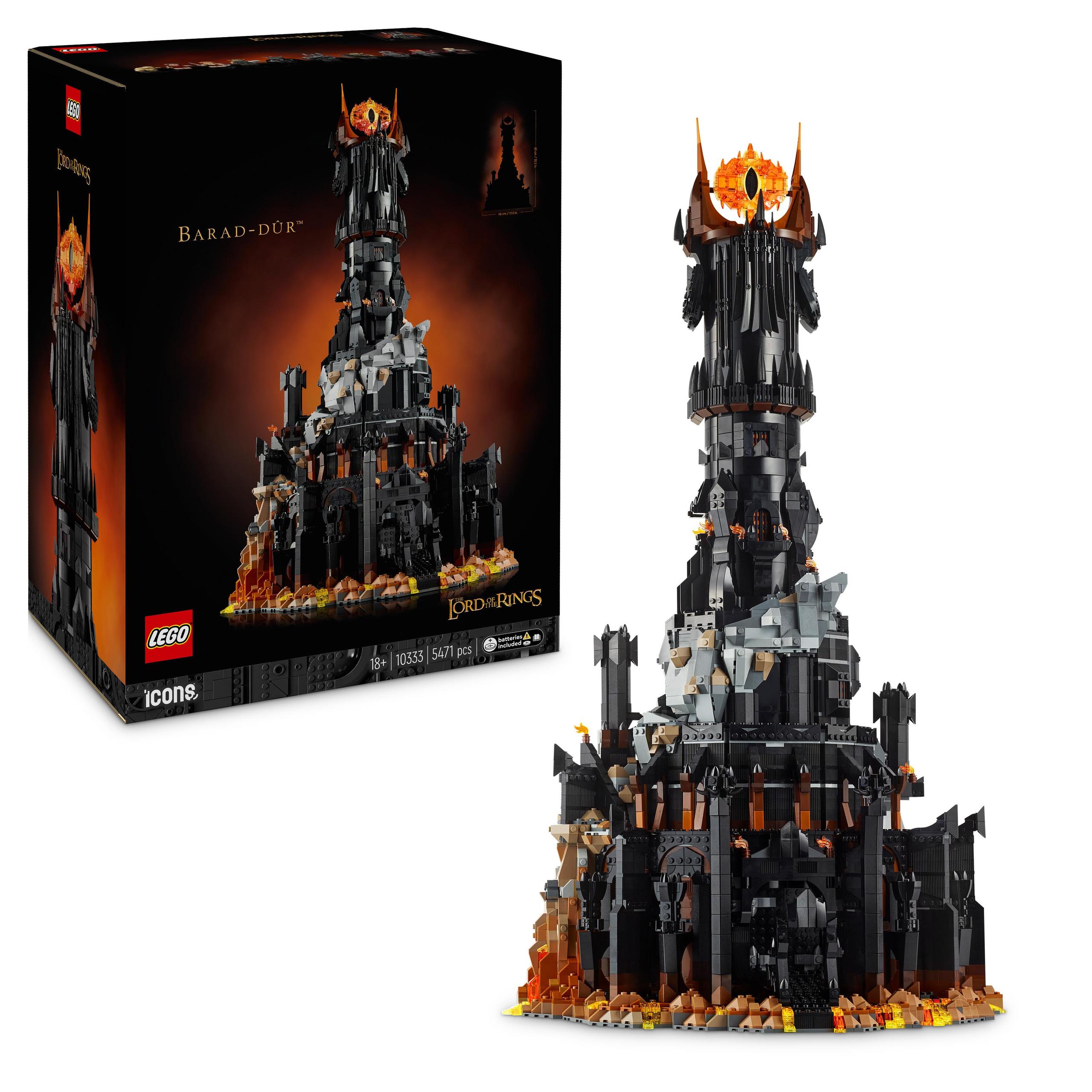 Lego Icons 10333 Pán prstenů: Barad-dûr exkluzivní sada