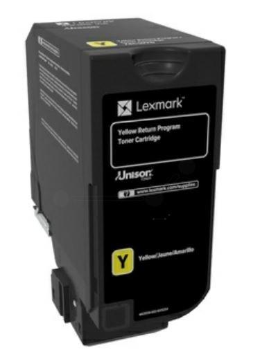 Toner 74C20Y0 żółty (yellow)