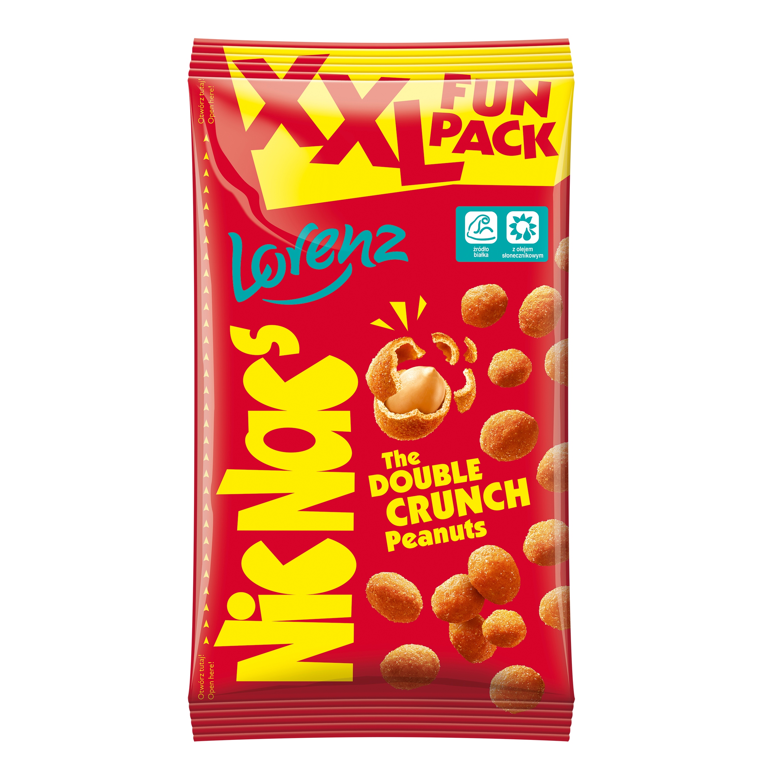 4x Oříšky Nic Nac's Original 250 g Fun Pack XXL
