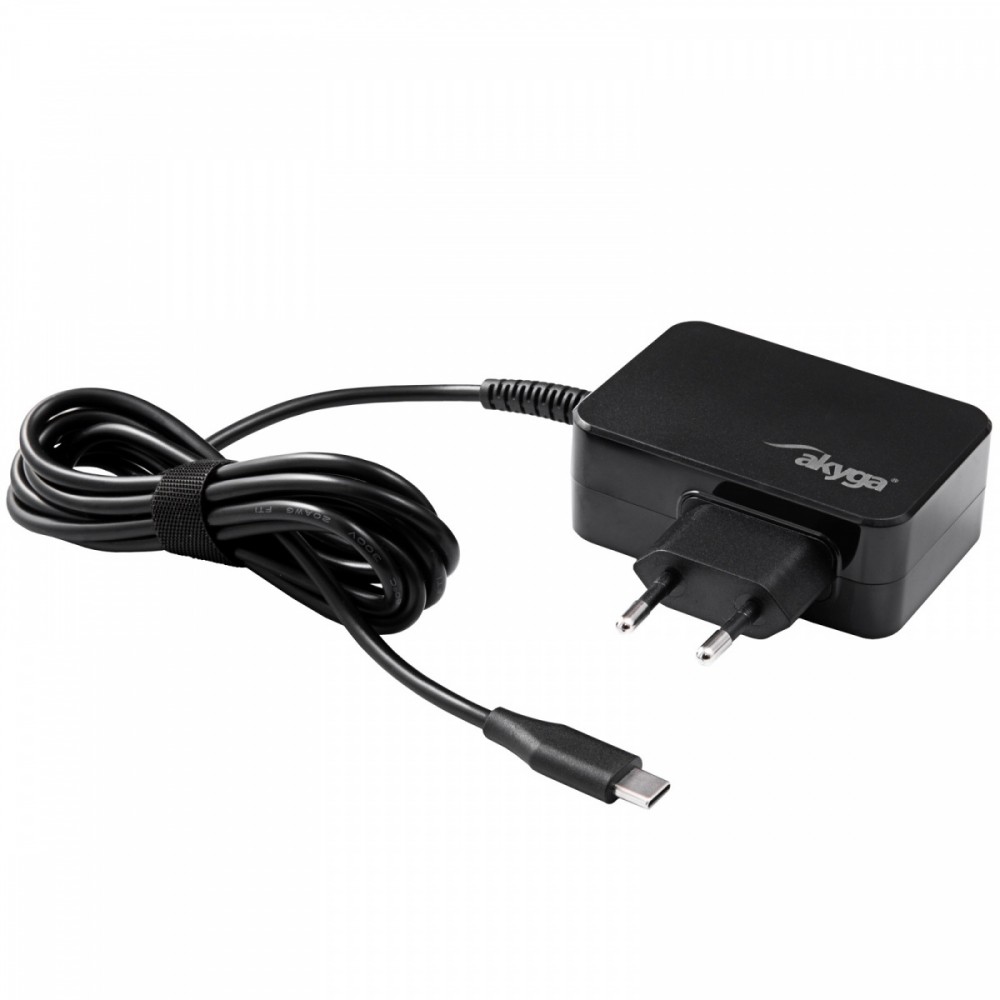 AKYGA Zasilacz do notebooka Akyga AK-ND-80 5-20V / 2.25-3A 45W USB type C 1.8m GaN — 7