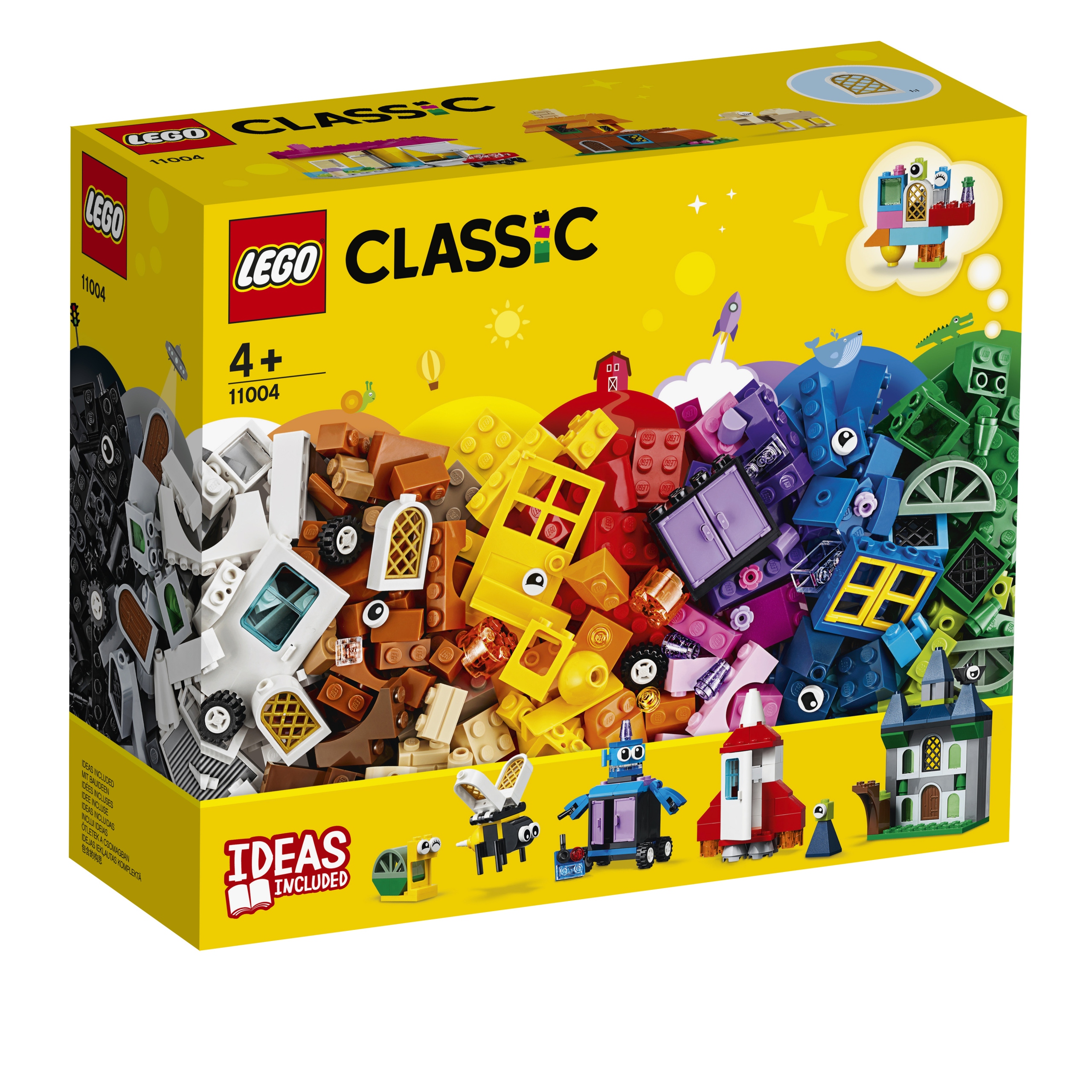 Lego Classic 11004 Nápaditá okénka jako dárek Originální Stavebnice