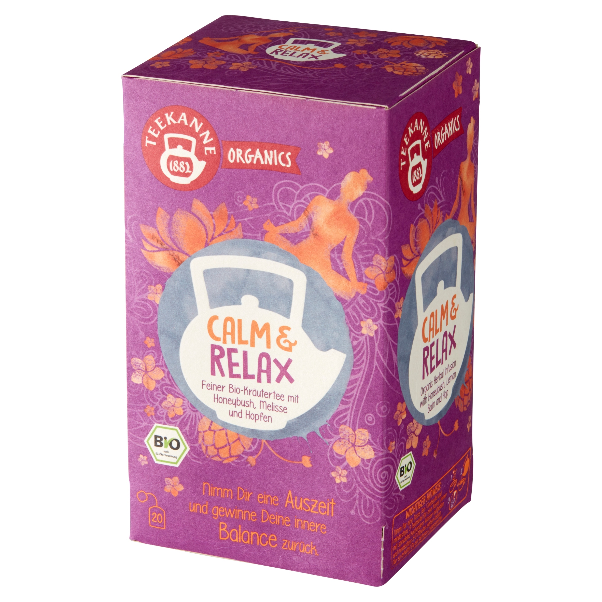 Teekanne Bio Calm &amp; Relax 20 x 1,80 g