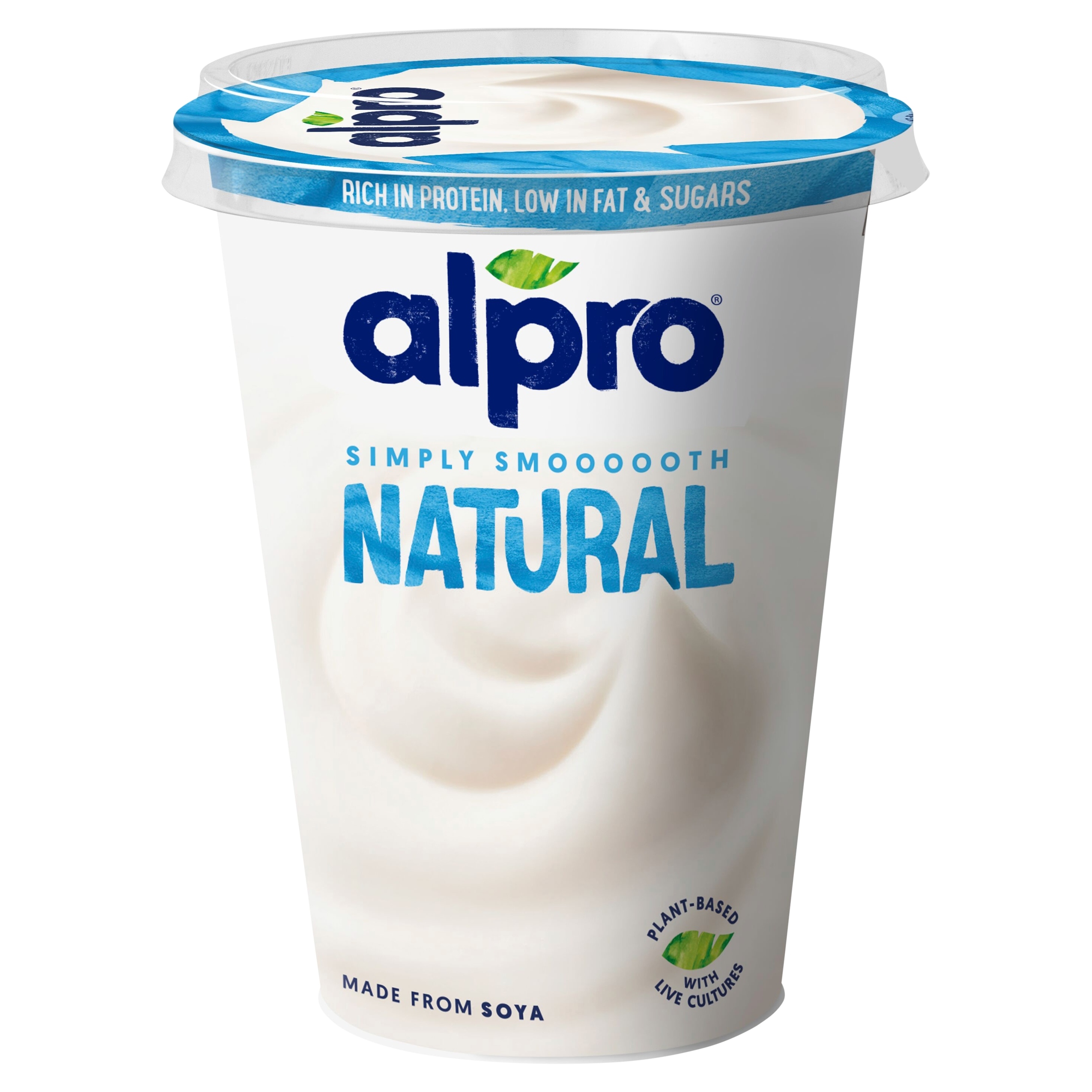 Sada 6 kusů přírodního sójového jogurtu 400 g Alpro
