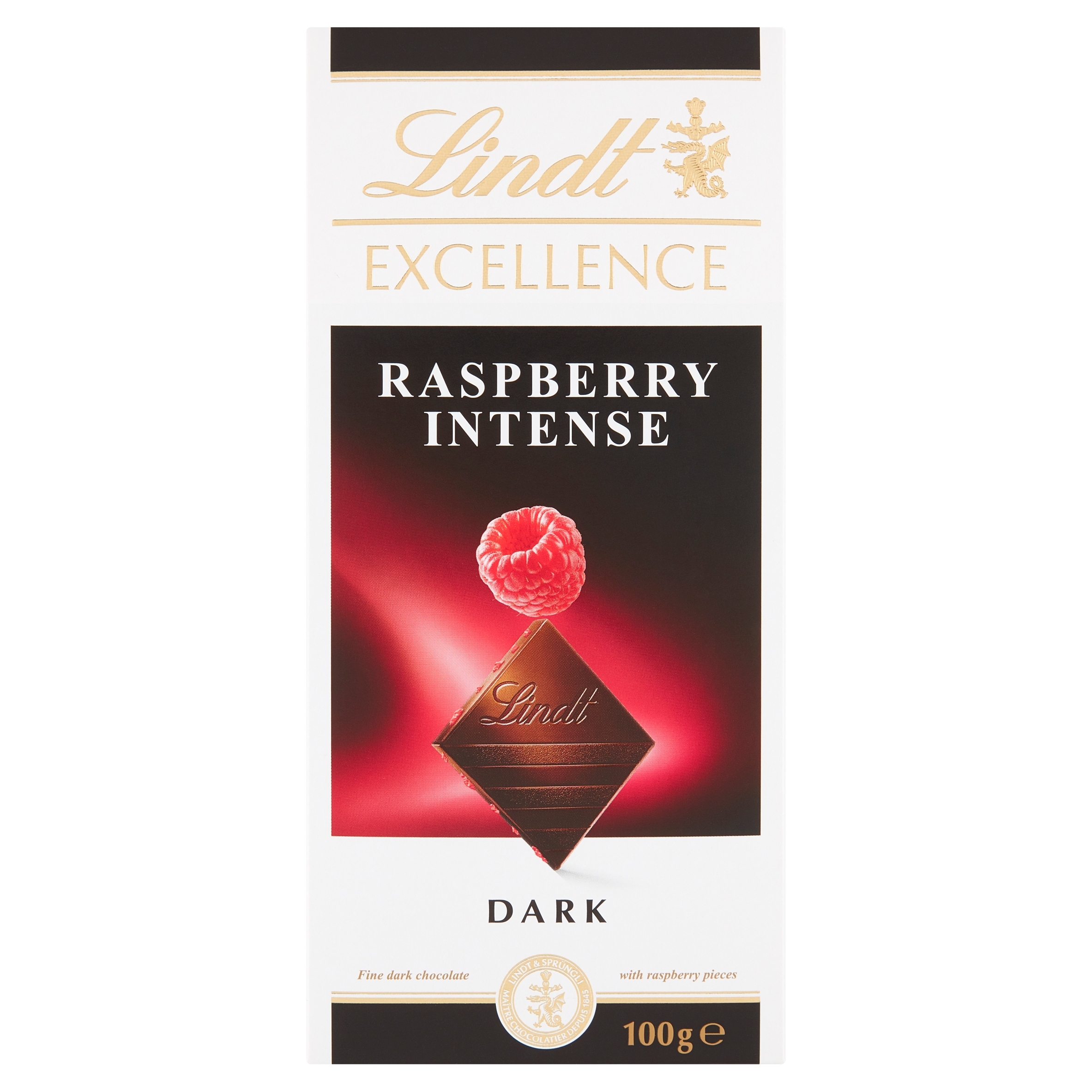 Levně 3x Čokoláda excellence raspberry intense Lindt 100 g