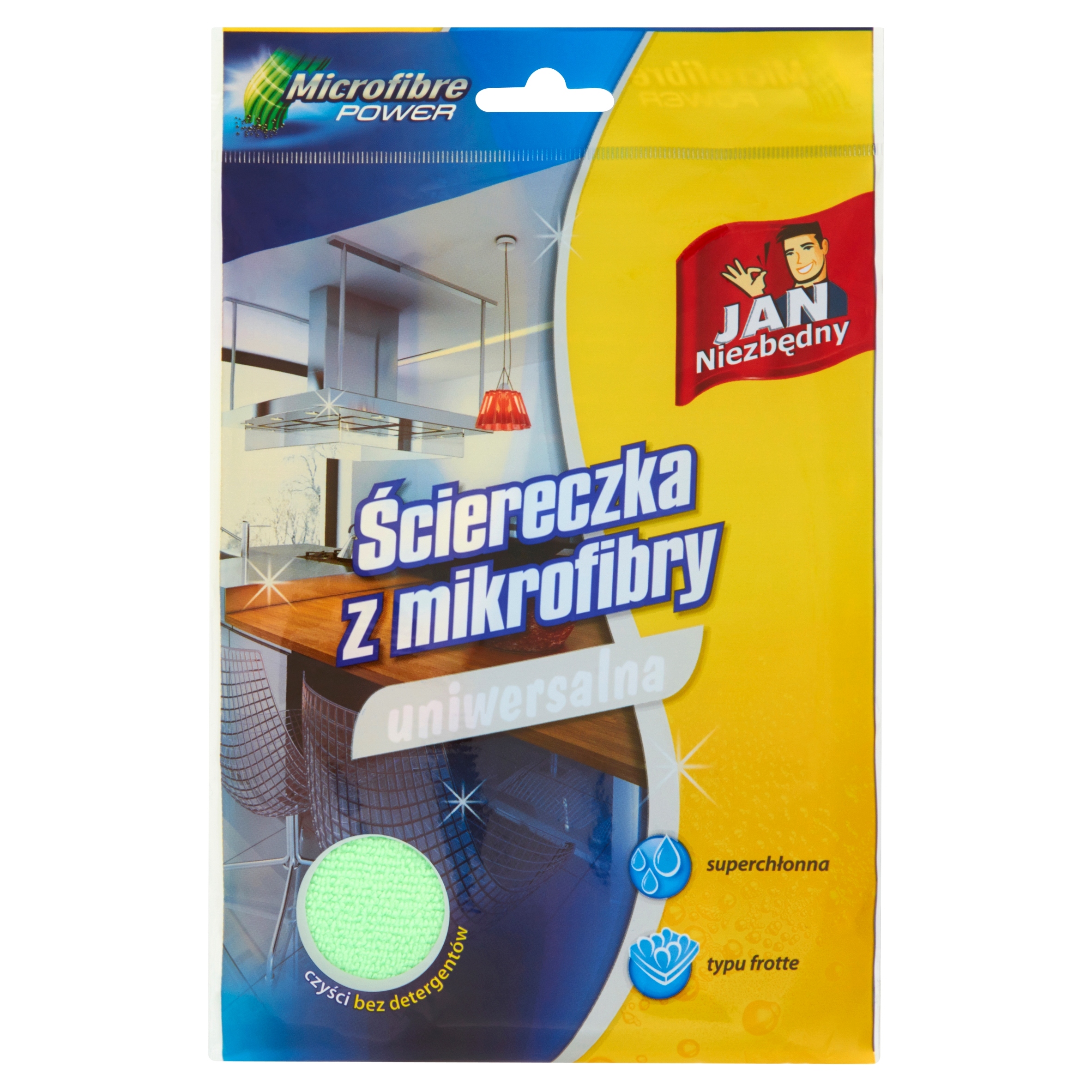 8 x Jan Niezbędny Univerzální utěrka z mikrovlákna