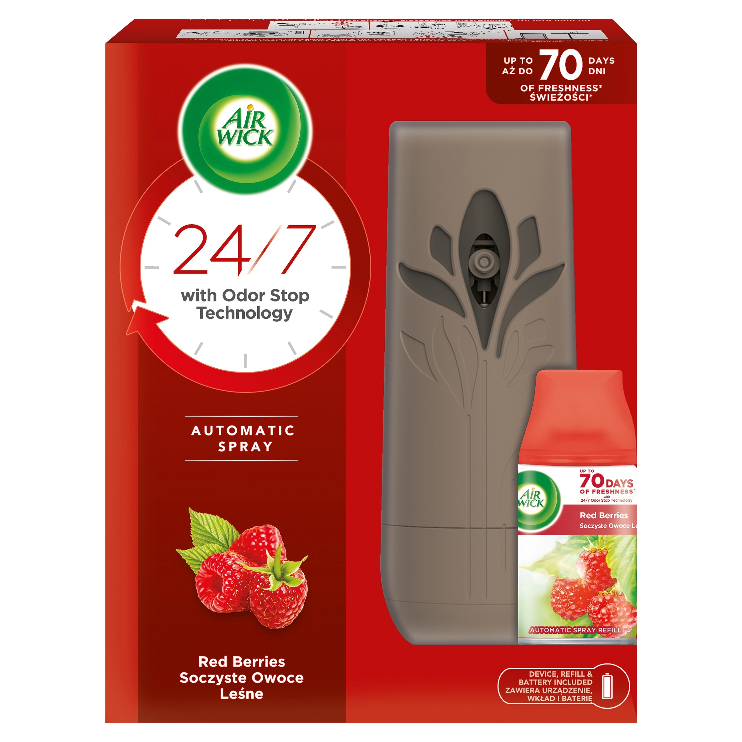 

Air Wick Fm Urządzenie +zapas Owoce Leśne